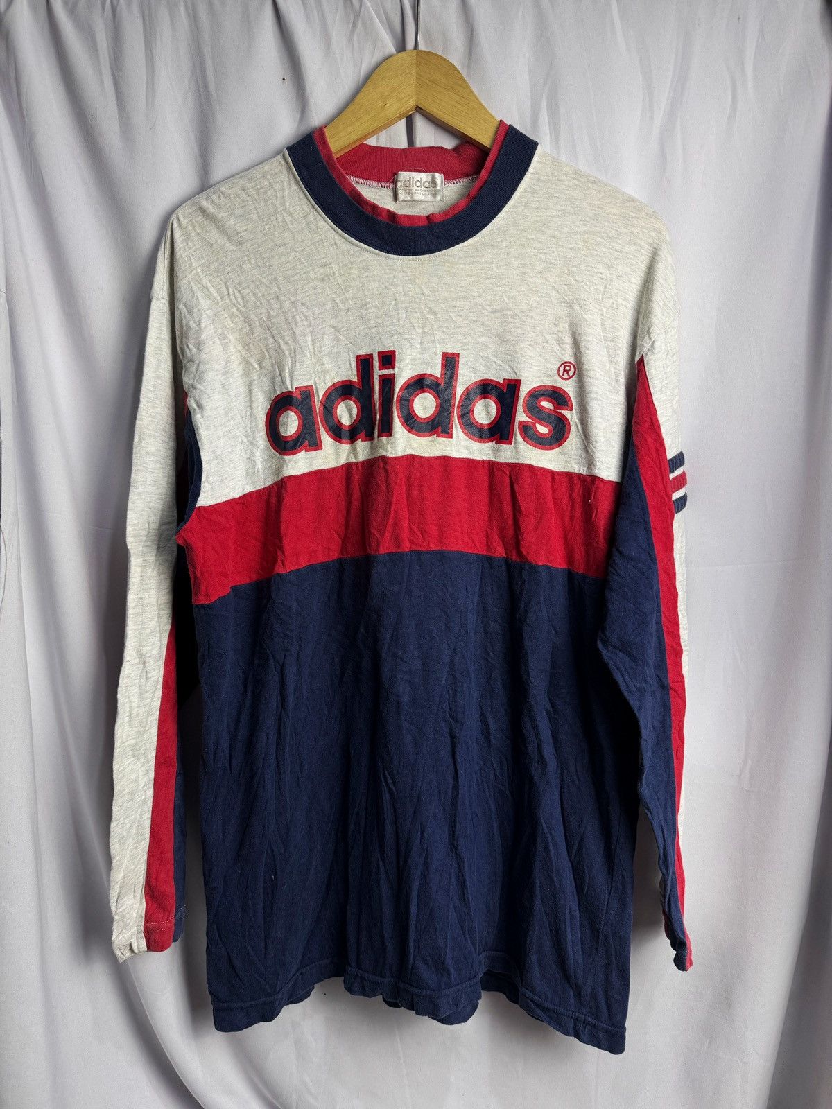 Adidas 90s Adidas Vintage Long Sleeve Descente Size US M / EU 48-50 / 2 - 1 Thumbnail