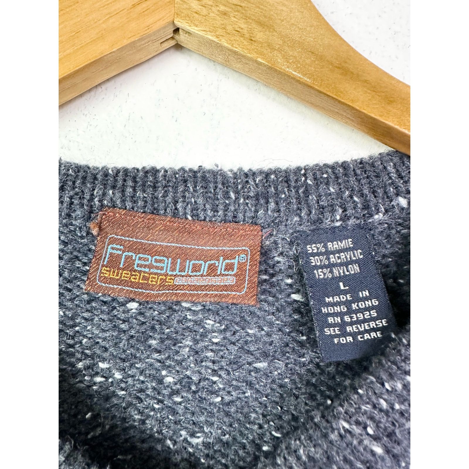 Vintage Y2K Chunky Knit V-Neck Sweater Men's L Size US L / EU 52-54 / 3 - 6 Thumbnail