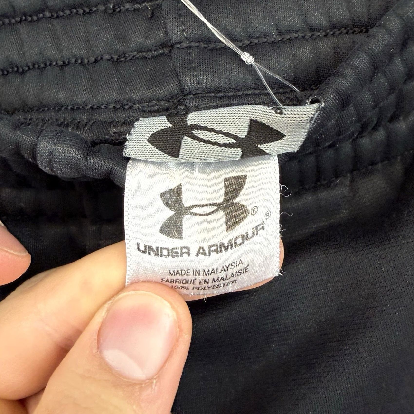 Under Armour Under Armour Track Pants Men’s M Black Athletic Regular Straight Leg Sweatpants - Breathable, Drawstring, Gym & Training Size US 31 - 7 Thumbnail