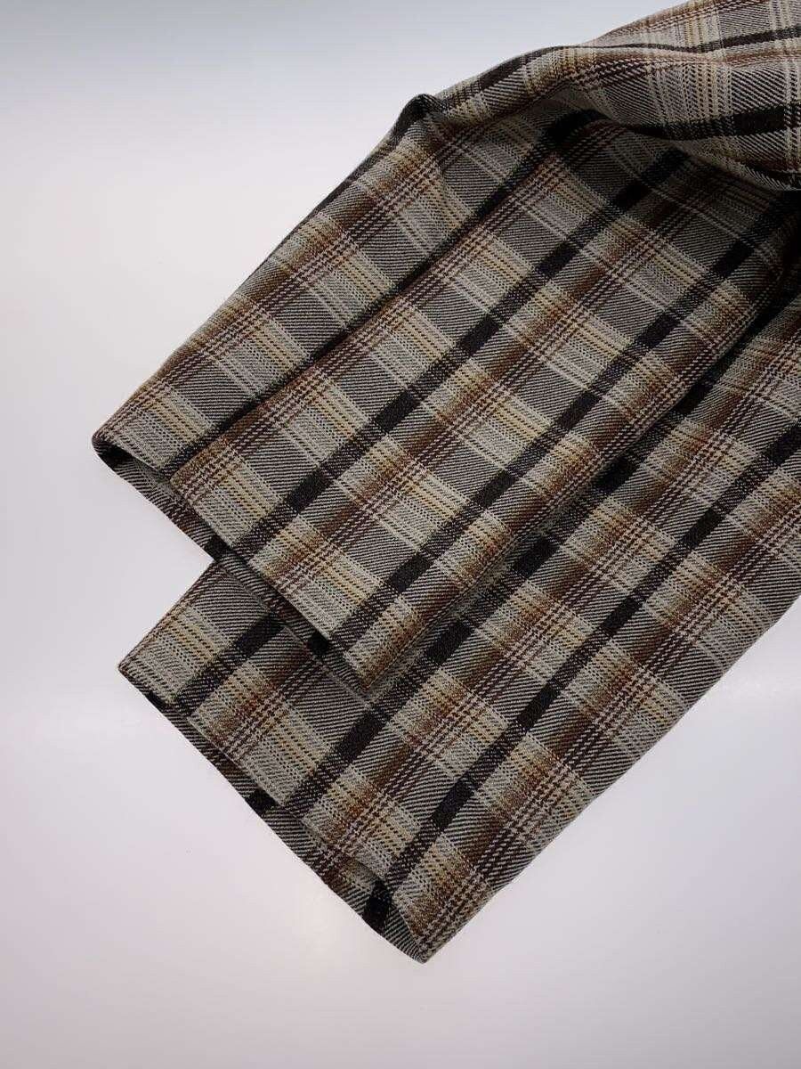 Auralee Gray Wool Double Face Check Soutien Collar Co Size US L / EU 52-54 / 3 - 4 Thumbnail