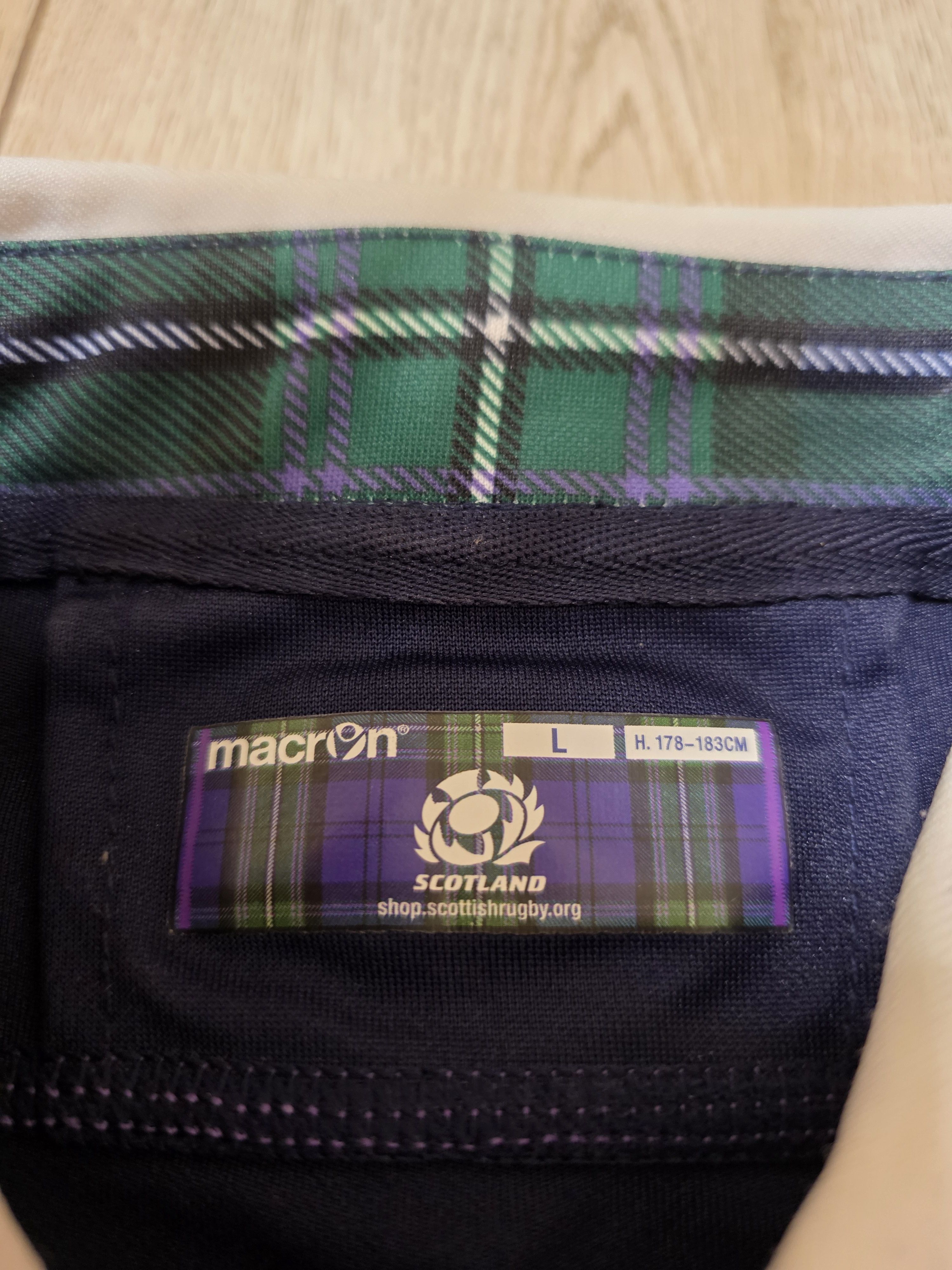 All Sport SCOTLAND RUGBY JERSEY WORLD CUP JERSEY HOME SHIRT Size US L / EU 52-54 / 3 - 7 Thumbnail