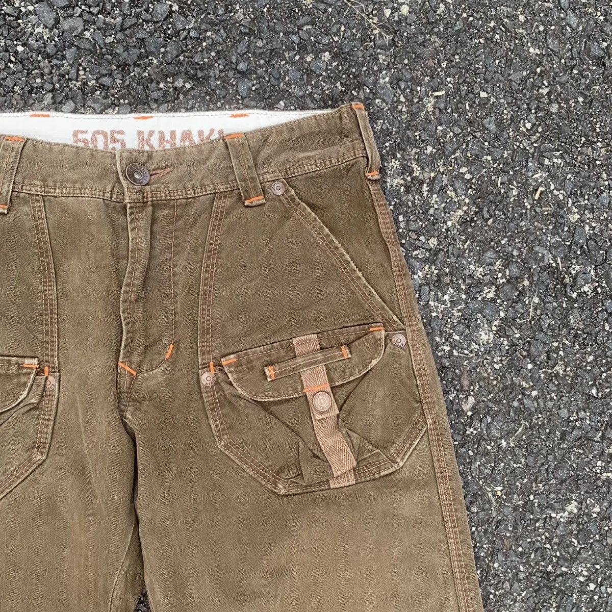 Japanese Brand HBT CINCH BACK TROUSERS 30x31 JAPANESE VINTAGE UTILITY PANTS Size US 30 / EU 46 - 6 Thumbnail