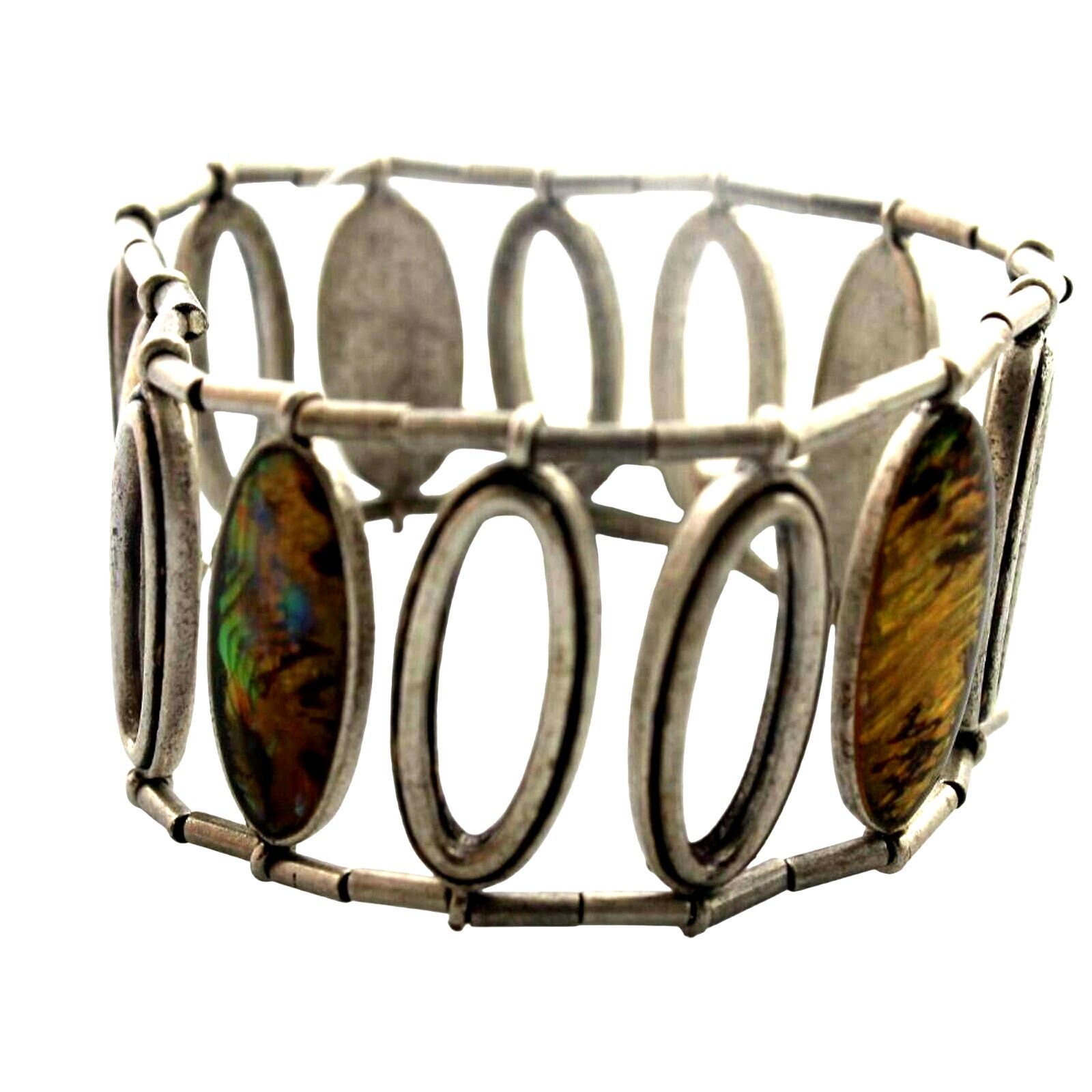 Other Marvella Studio Abalone Shell Stretch Bracelet • Silver Tone Size ONE SIZE - 3 Thumbnail