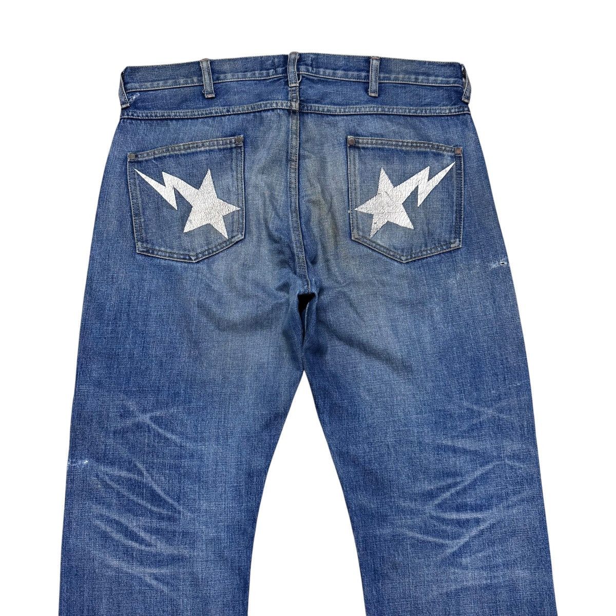Bape Bape Sta Denim Selvedge Jeans Distressed Size US 36 / EU 52 - 10 Thumbnail