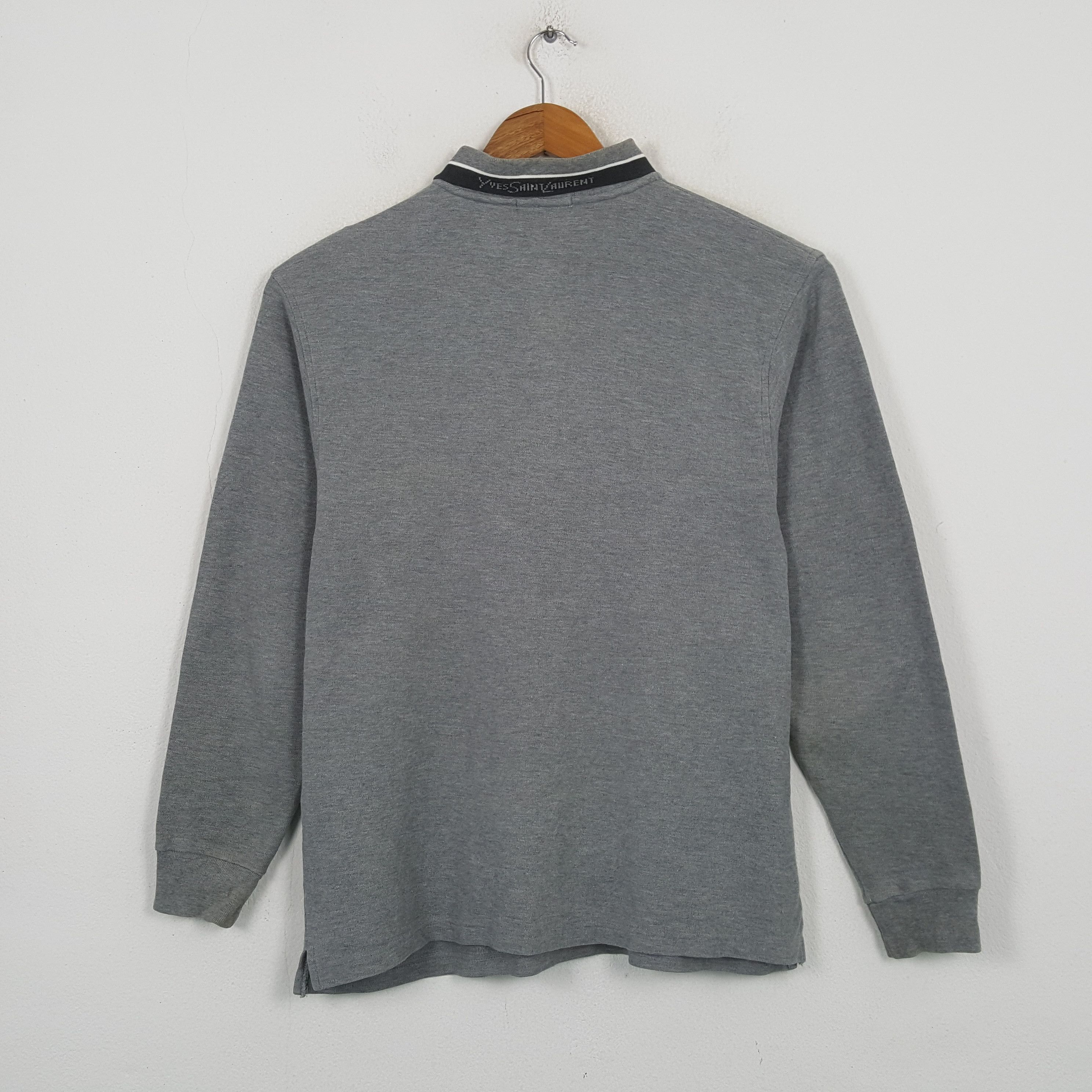 Yves Saint Laurent Vintage Yves Saint Laurent Italian Brand Polos RR15 Size US L / EU 52-54 / 3 - 3 Thumbnail