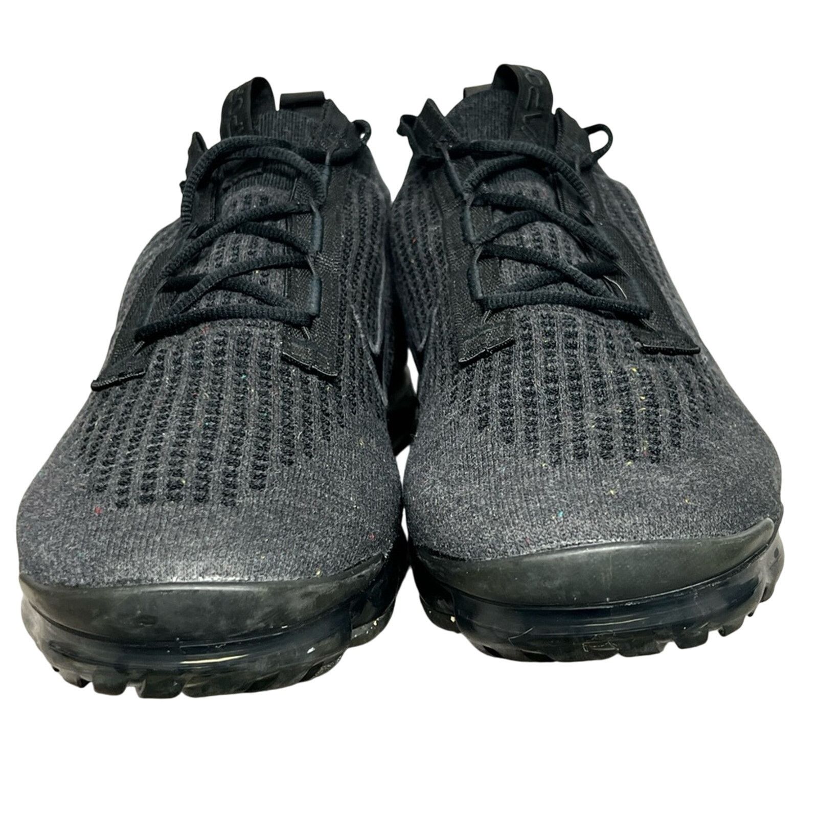 Nike Nike Air VaporMax Flyknit 2021 Men's Shoes Black Anthracite Size US 13 / EU 46 - 5 Thumbnail