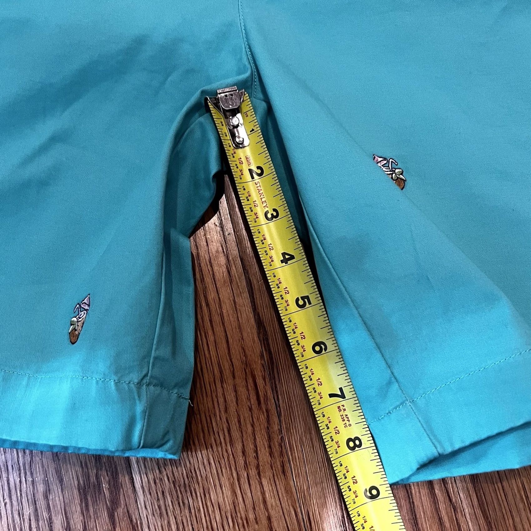 Vineyard Vines Vineyard Vines Classic Fit Breaker Shorts 42x9 Men Green Twill 100% Cotton Chino Preppy Beach NWT Size US 42 / EU 58 - 5 Thumbnail