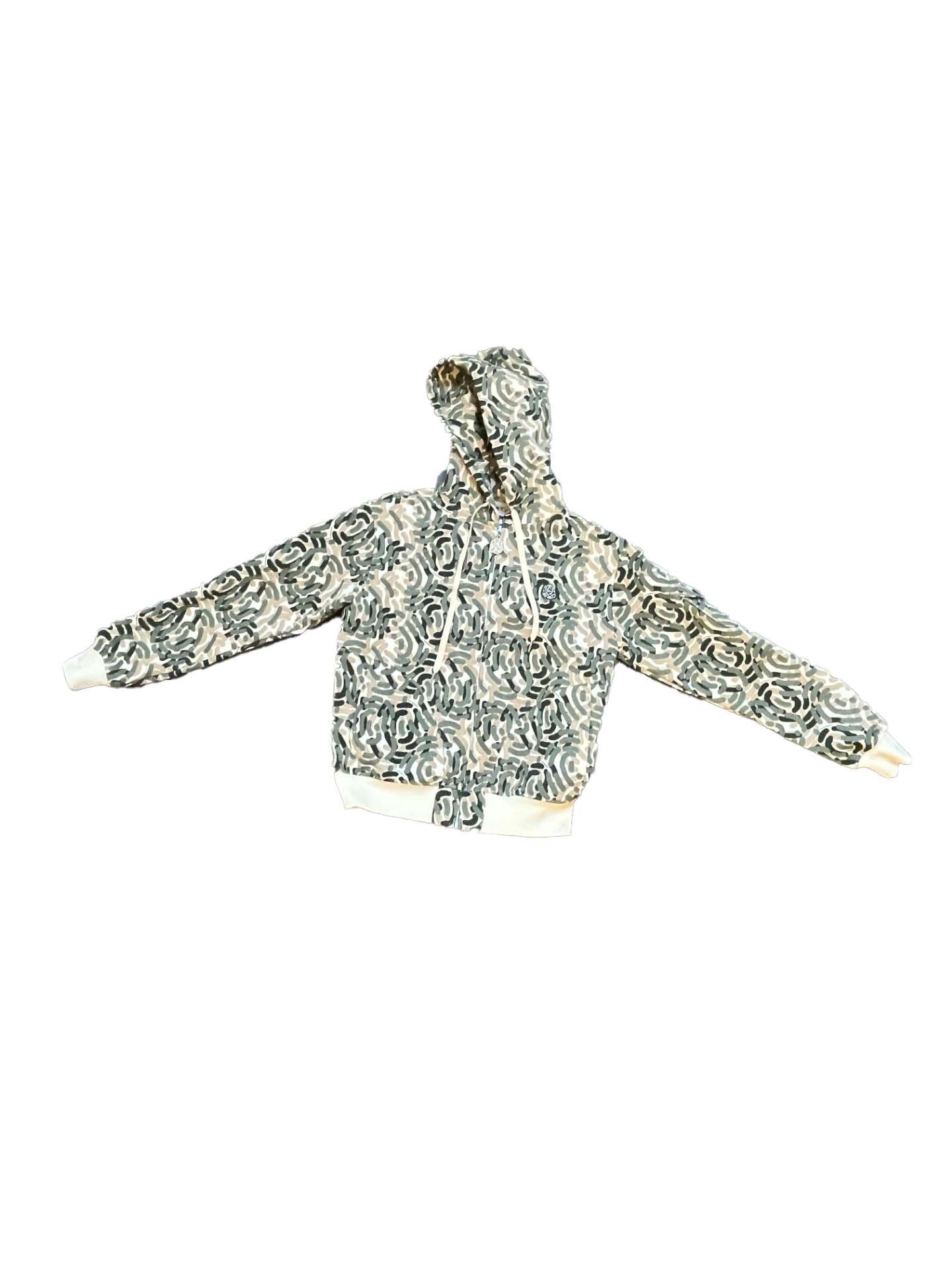 image of Pierre Bassene Zip Up in Camo, Men's (Size Small)