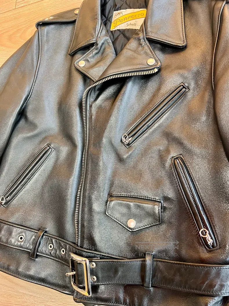 Schott Schott 613 heavy castrated cowhide Size US XS / EU 42 / 0 - 2 Thumbnail