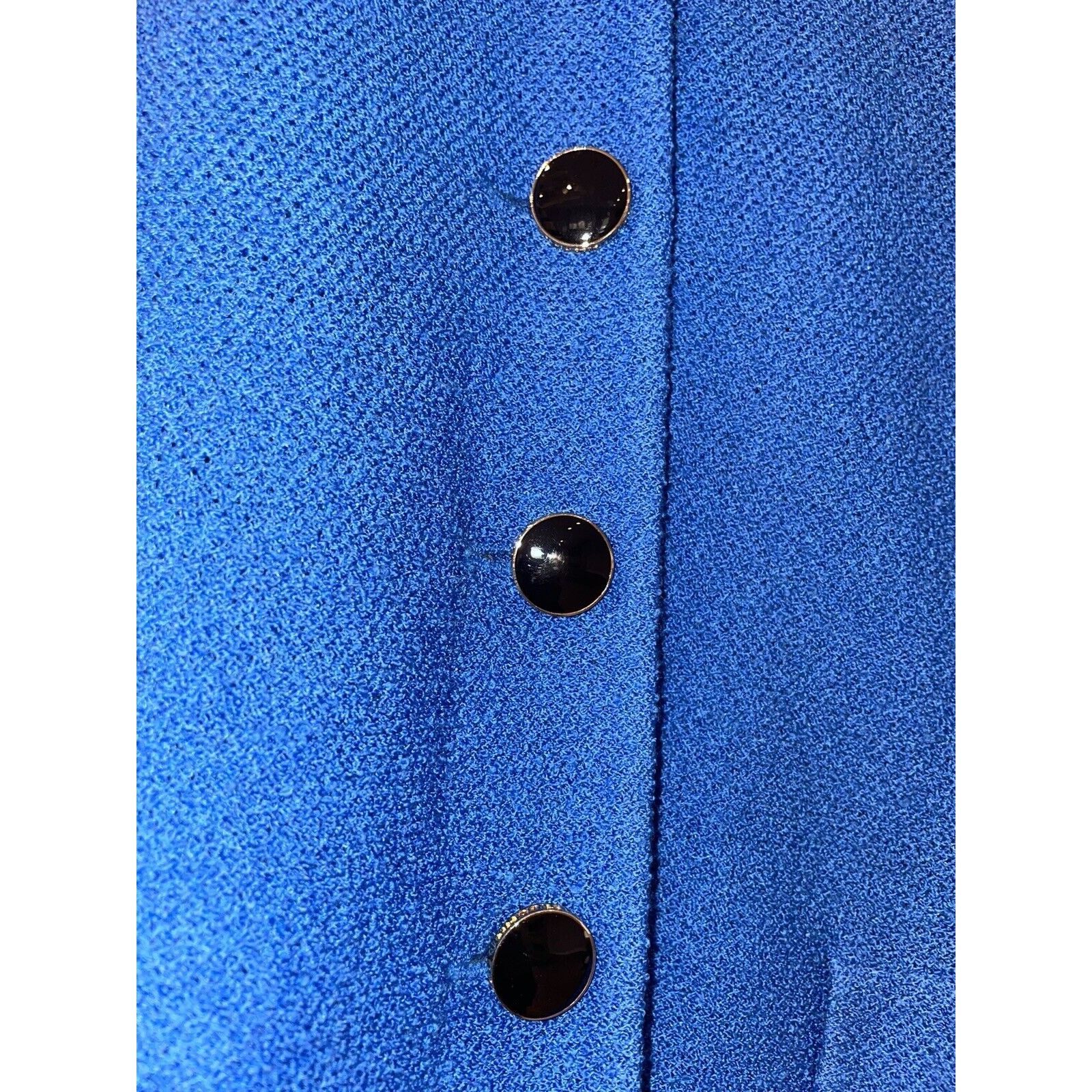 St. John St John Collection royal blue cardigan button sweater jacket Size XS / US 0-2 / IT 36-38 - 6 Thumbnail