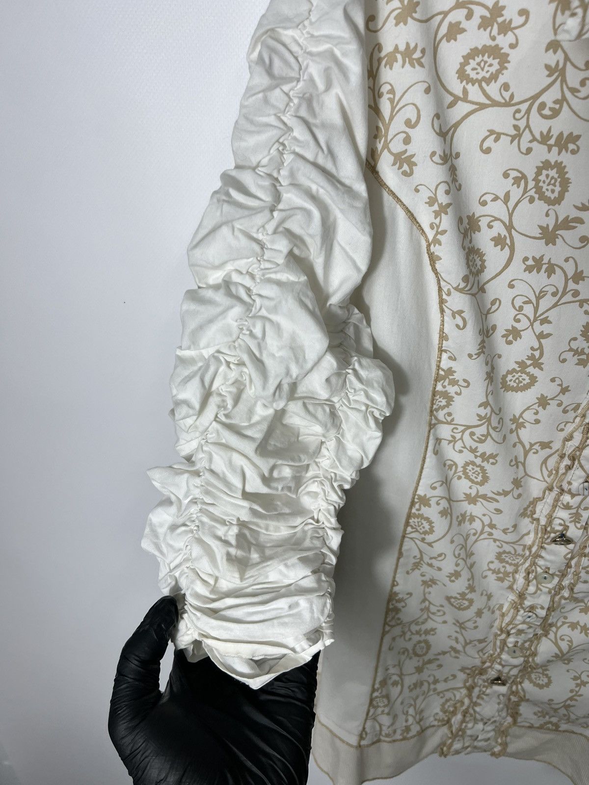 Elisa Cavaletti Vintage luxury Elisa Cavaletti Blouse with ruffled sleeves Size XXL / US 16-18 / IT 52-54 - 5 Thumbnail