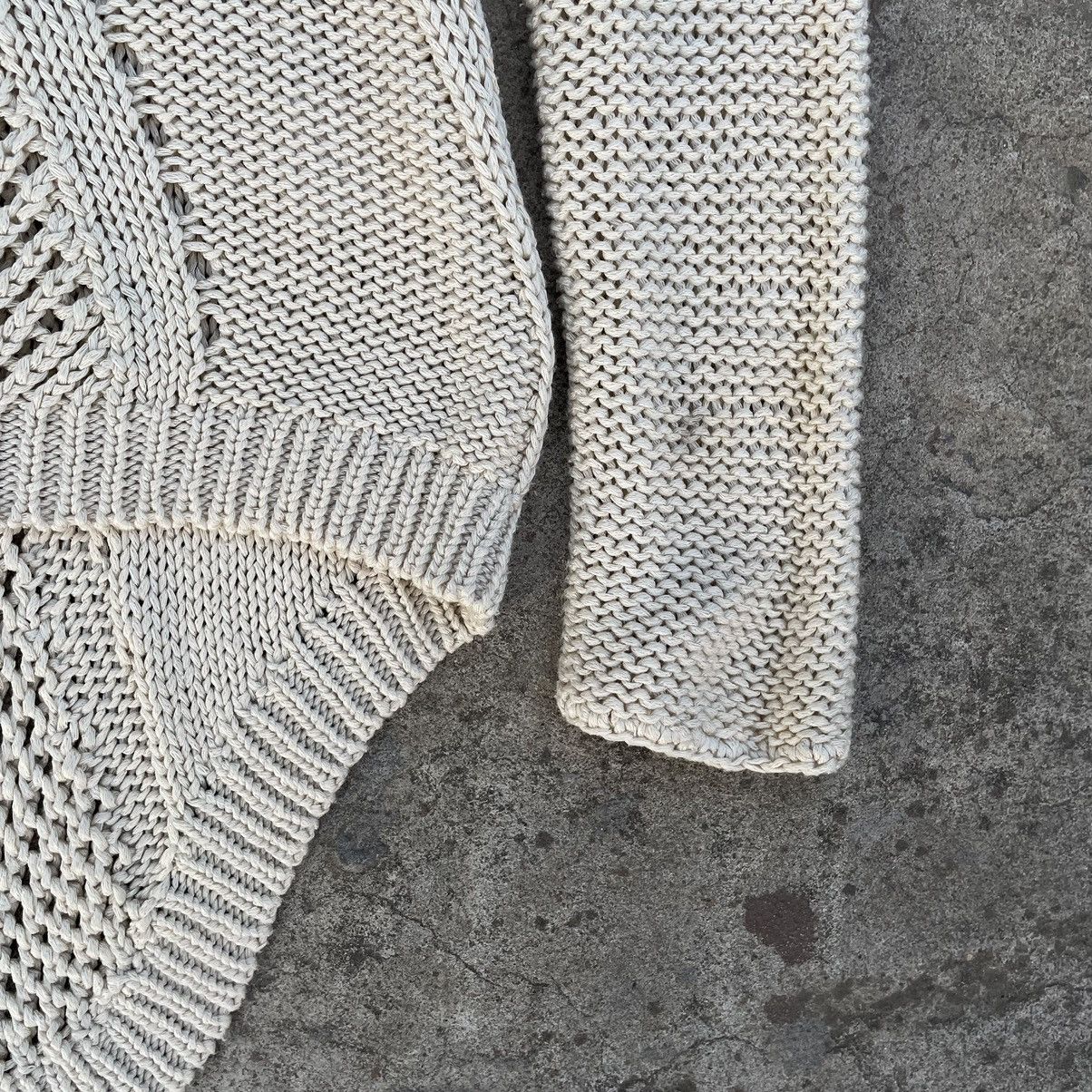 Japanese Brand Vintage Avant Garde knitted Sweater Y2K 90s USA Longsleeve Size M / US 6-8 / IT 42-44 - 4 Thumbnail