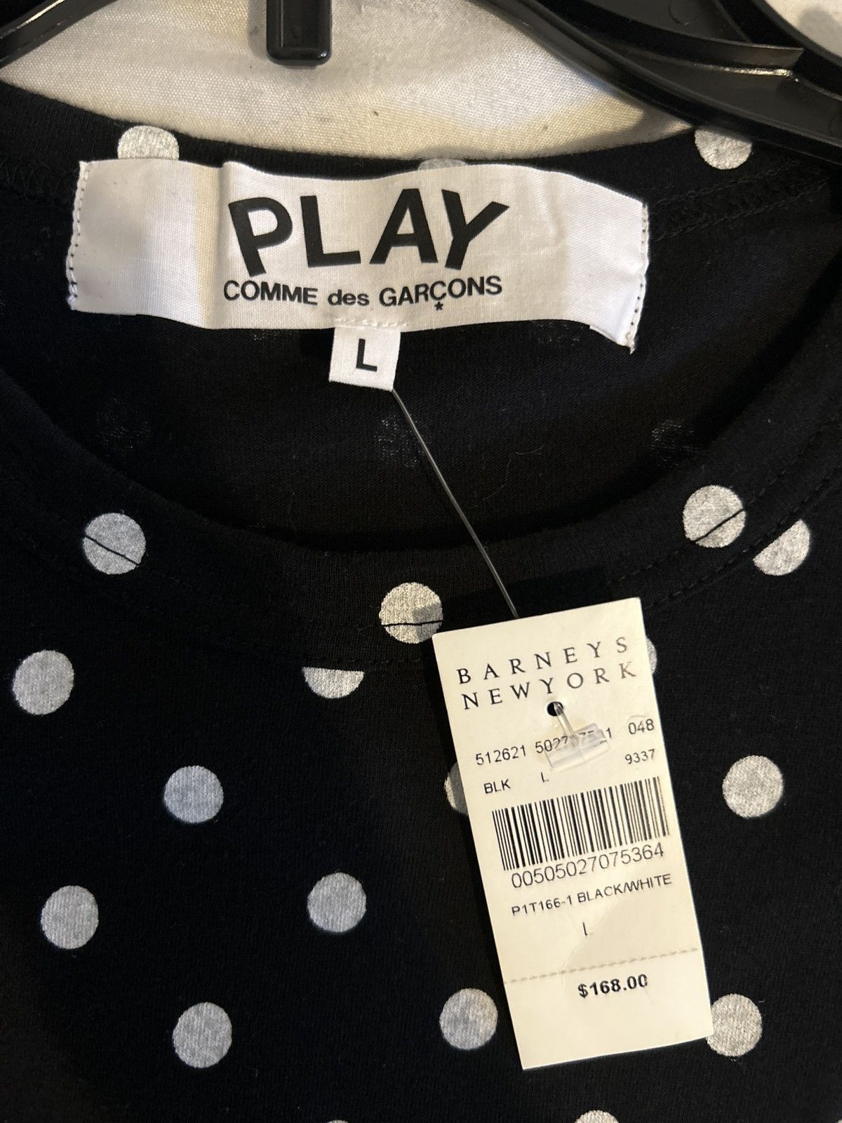 Comme des Garcons PLAY commes des garçon play long sleeve t shirt Size US L / EU 52-54 / 3 - 4 Thumbnail
