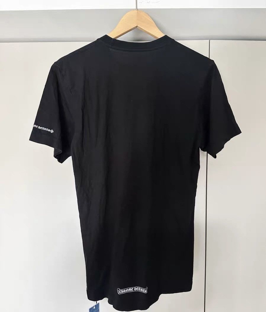 Chrome Hearts Chrome Hearts black short sleeve t-shirt with collar logo Size US M / EU 48-50 / 2 - 2 Thumbnail