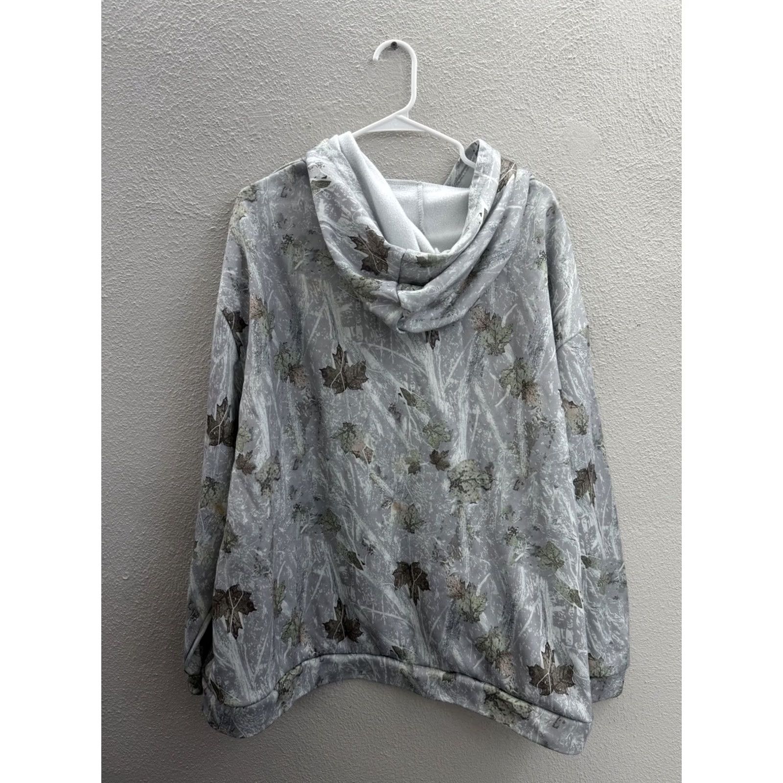 Shein SHEIN Womens Sweatshirt Pullover Hooded Thin Polyester 3XL White Camo Pink Logo Casual Womens Size XXL / US 16-18 / IT 52-54 - 5 Thumbnail