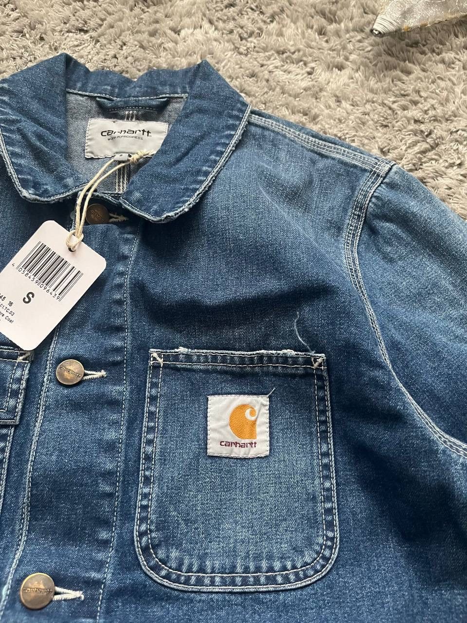 Carhartt × Vintage Carhartt Jeans Light Jacket Streetwear Vintage Logo Rare Size US S / EU 44-46 / 1 - 6 Thumbnail