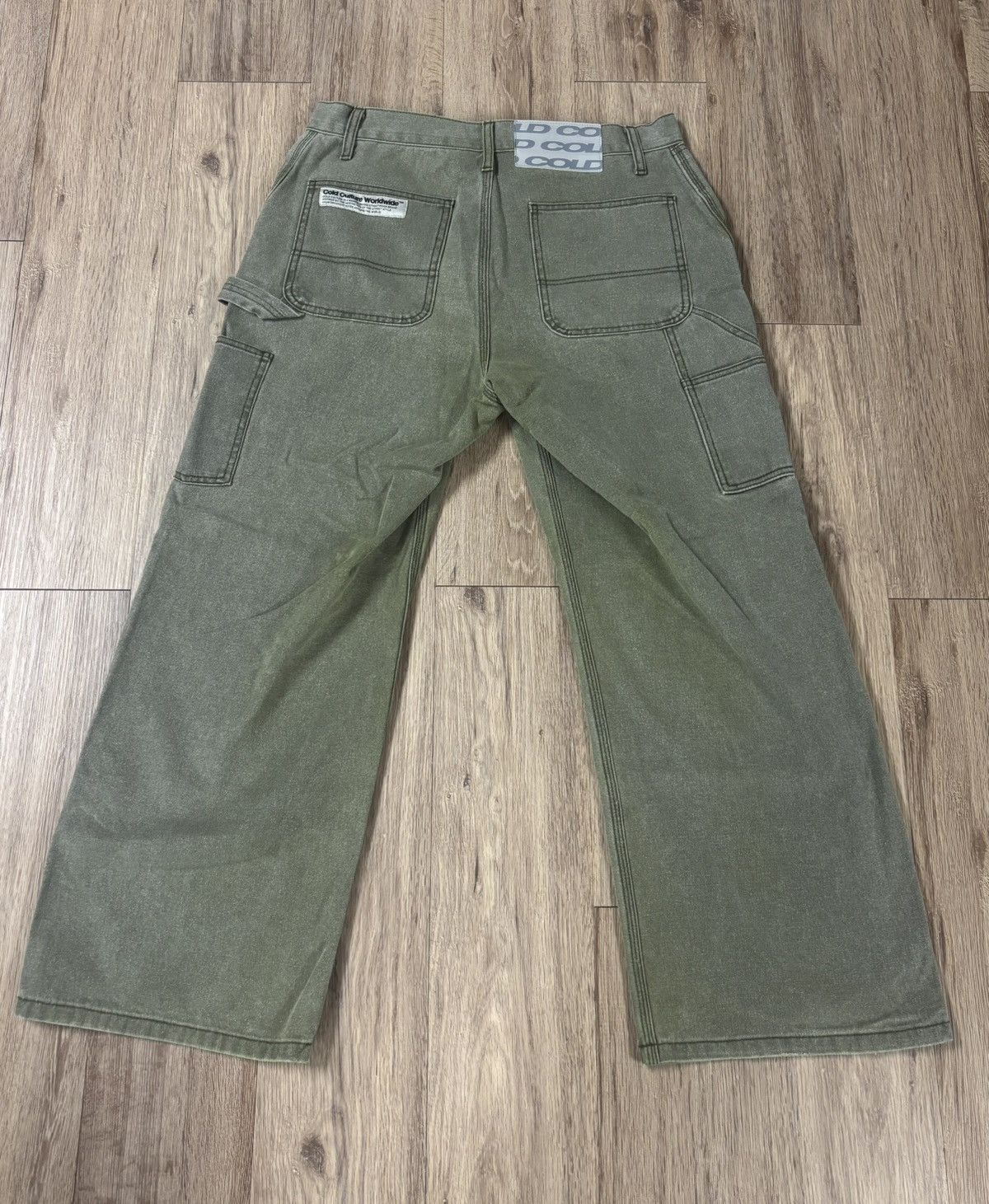 Other Baggy Cotton Canvas Cold Culture Double Knee Trousers Size US 30 / EU 46 - 2 Thumbnail
