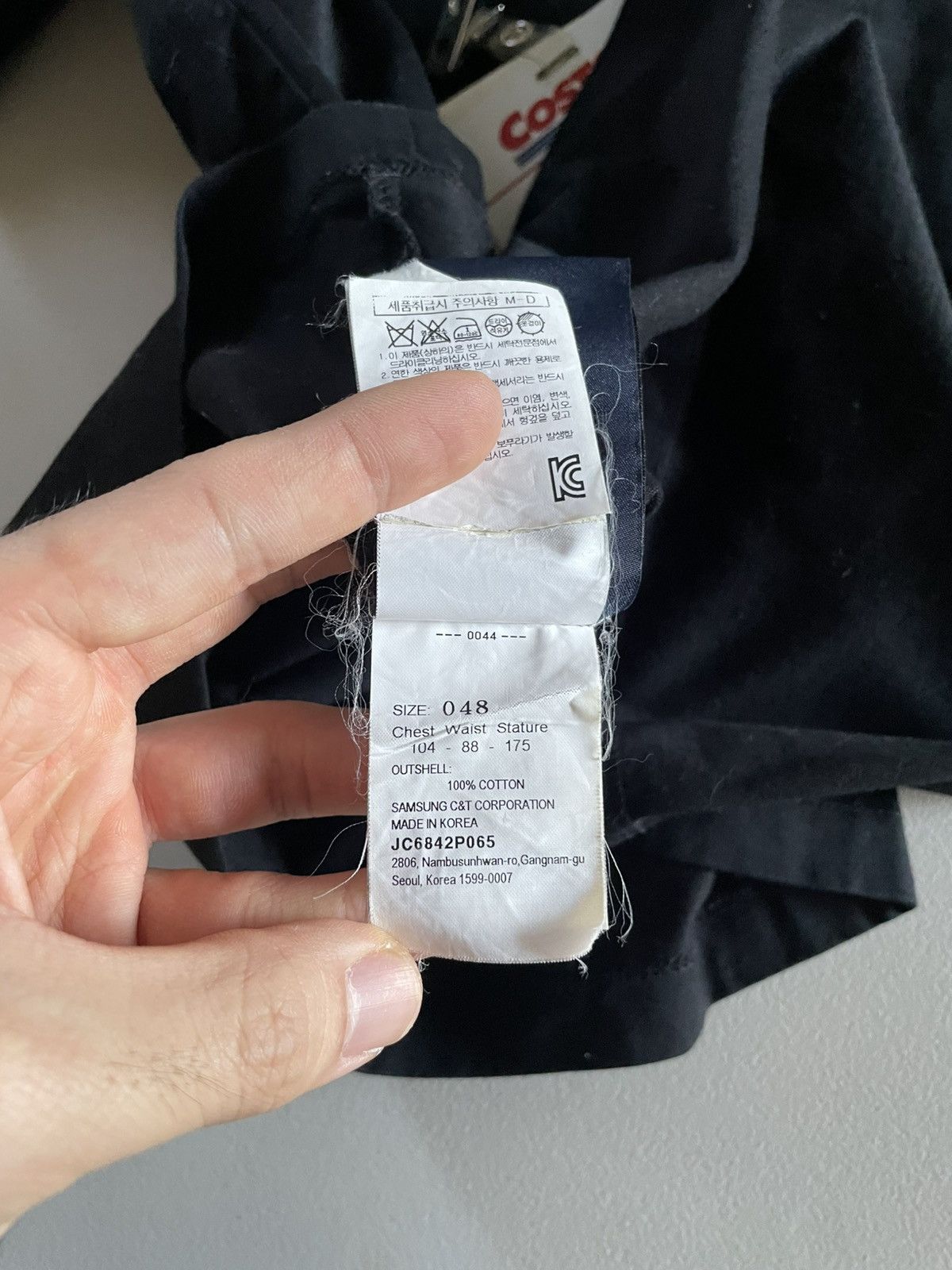 Juun.J Juun.j Genderess Script Tee Size US L / EU 52-54 / 3 - 5 Thumbnail