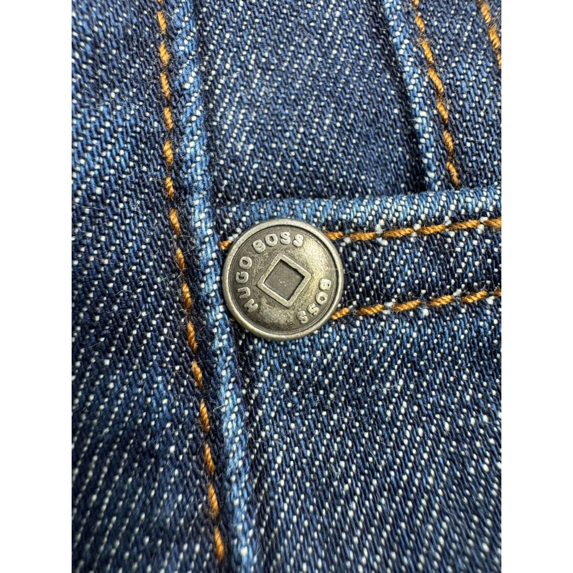 Hugo Boss Hugo Boss Cansas Raw Denim Straight fit Jeans (Y1276) Size US 31 - 5 Thumbnail