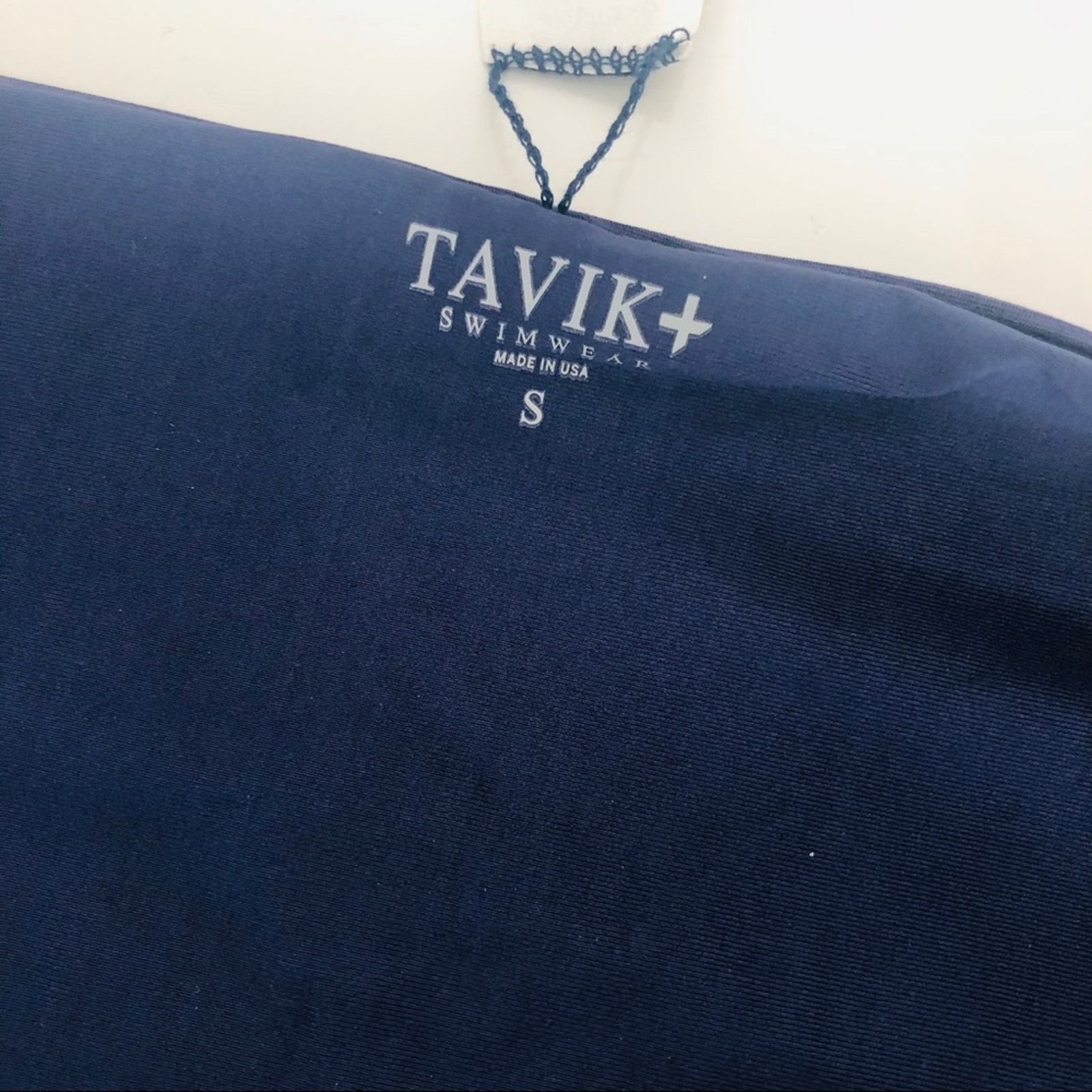Anthropologie NEW TAVIK REVOLVE Navy Blue Textured Striped Bikini Bottom Size ONE SIZE - 4 Thumbnail