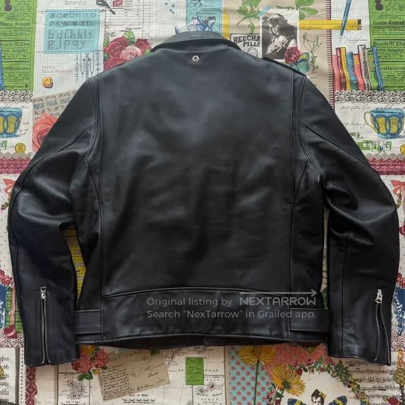 Schott NYC 613 Leather Jacket Size US XS / EU 42 / 0 - 2 Thumbnail