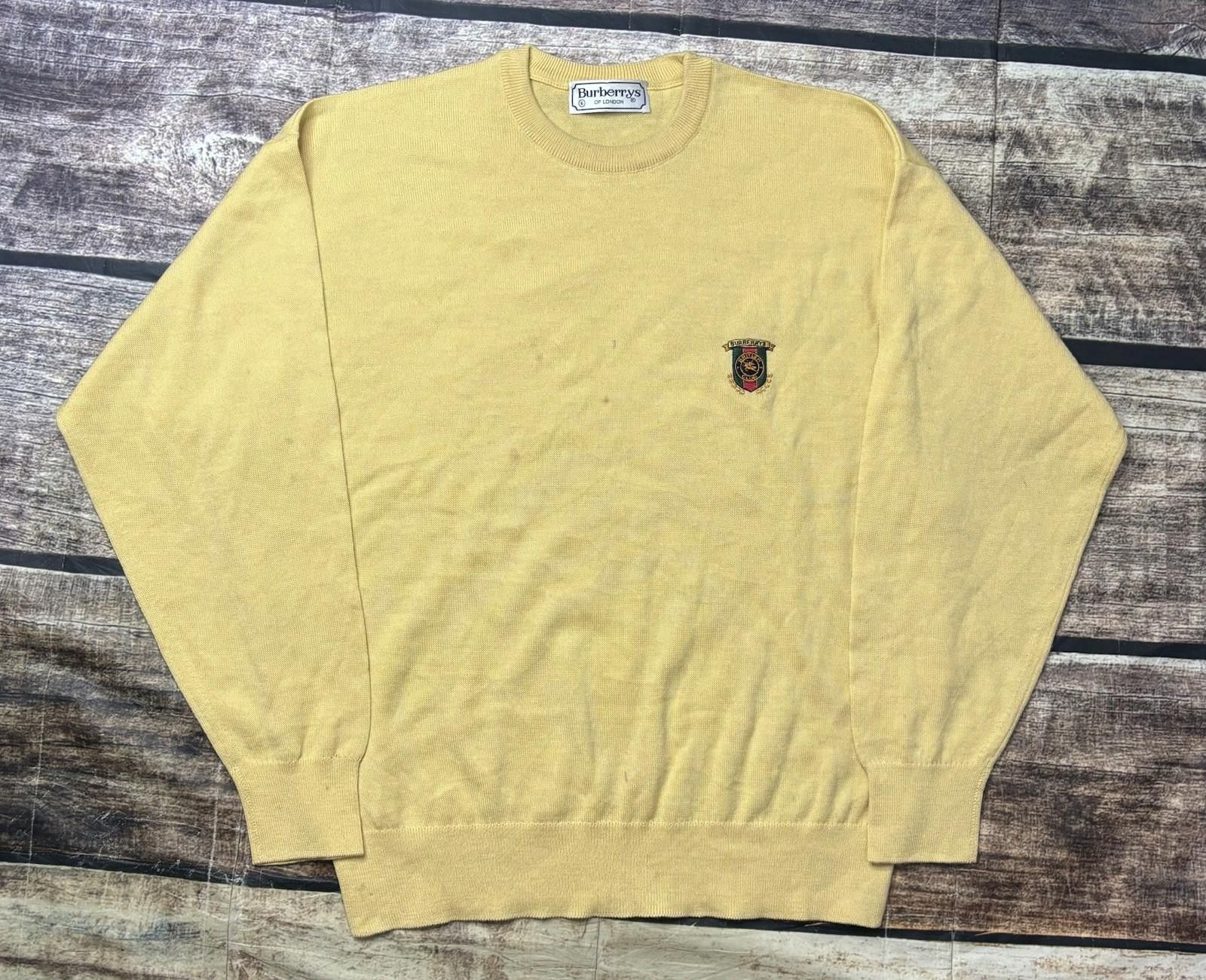 Burberry VTG Burberry Sweater Mens Size 6 Large Wool Blend Spain Size US L / EU 52-54 / 3 - 1 Thumbnail