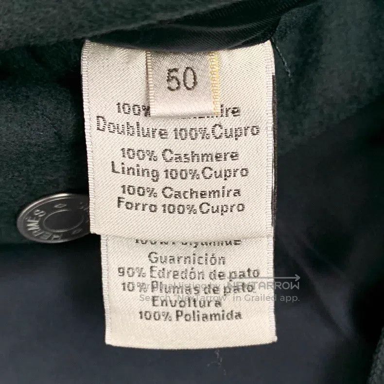 Hermes Hermes Grey-Green Lapel Single-Breasted Long-Sleeve Down J Size US M / EU 48-50 / 2 - 7 Thumbnail