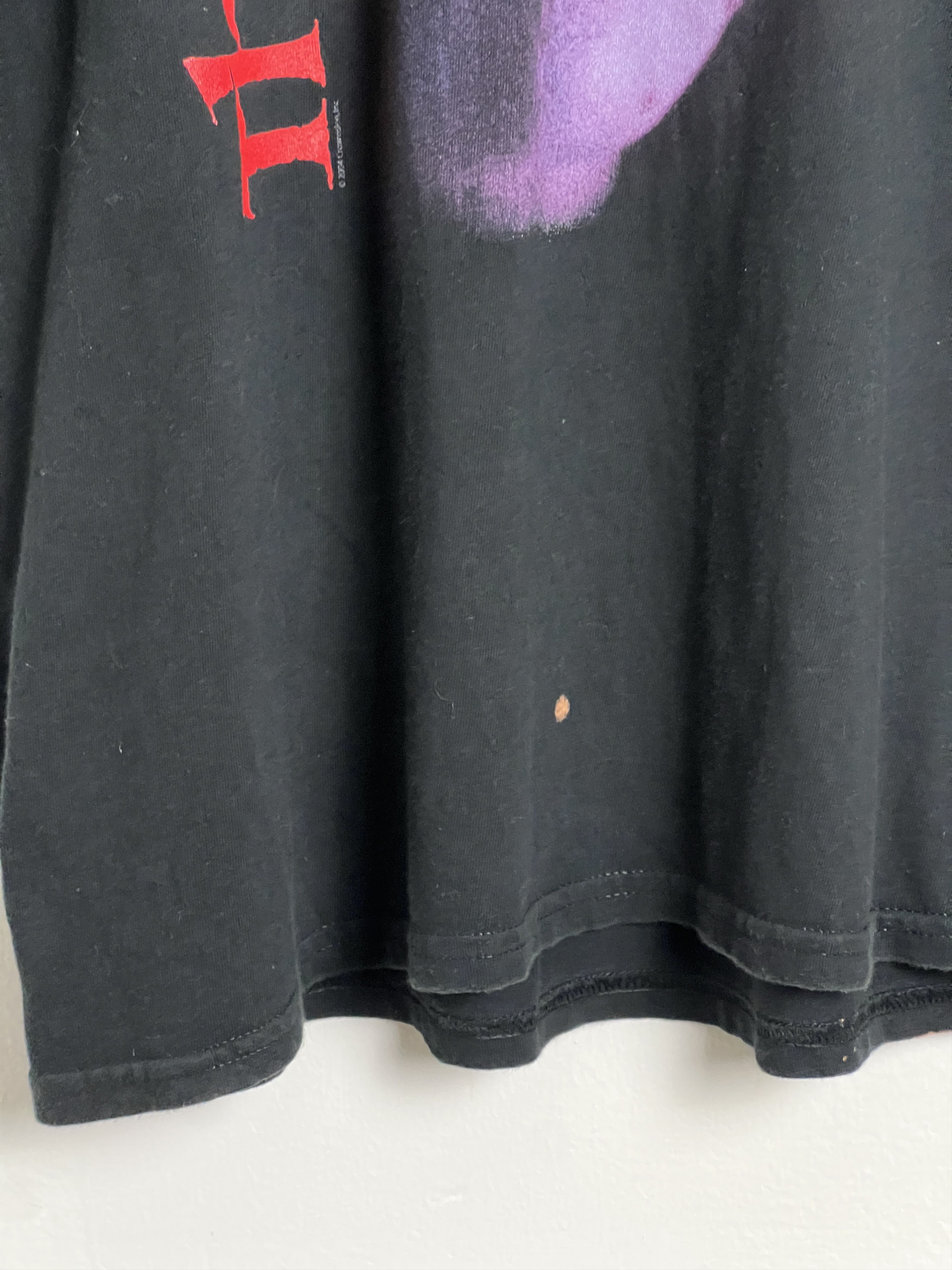 Vintage Vintage The Crow Graphic Printed T-Shirt Size US XL / EU 56 / 4 - 7 Thumbnail