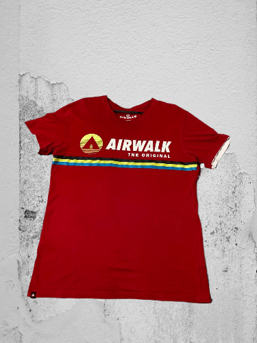 Airwalk × Vintage Vintage 90s AIRWALK Streetwear Skateboard Tee Size US L / EU 52-54 / 3 - 1 Thumbnail