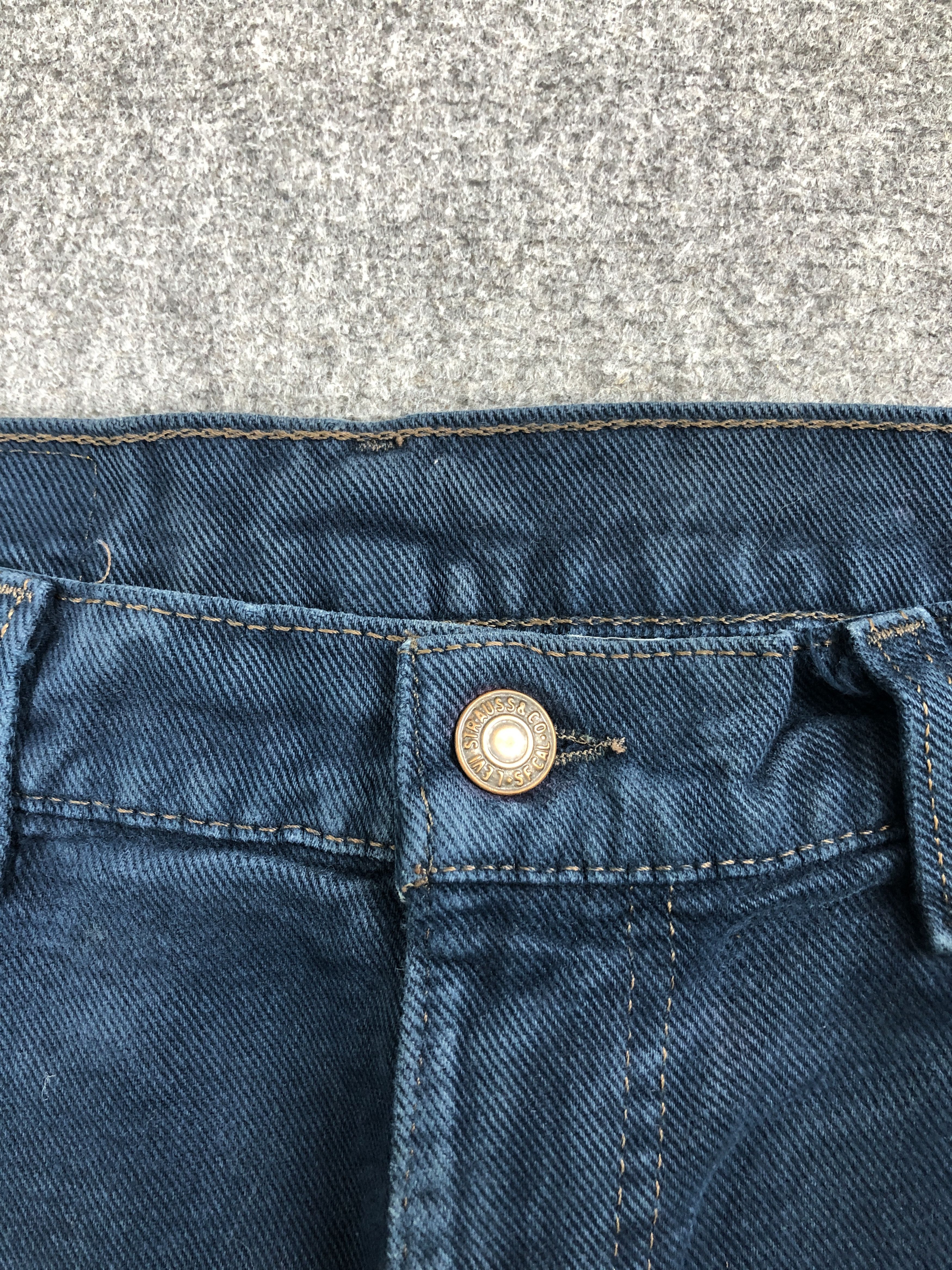 Levi's Vintage 90s Levis 550 Dark Blue Jeans DP2536 Size US 32 / EU 48 - 9 Thumbnail