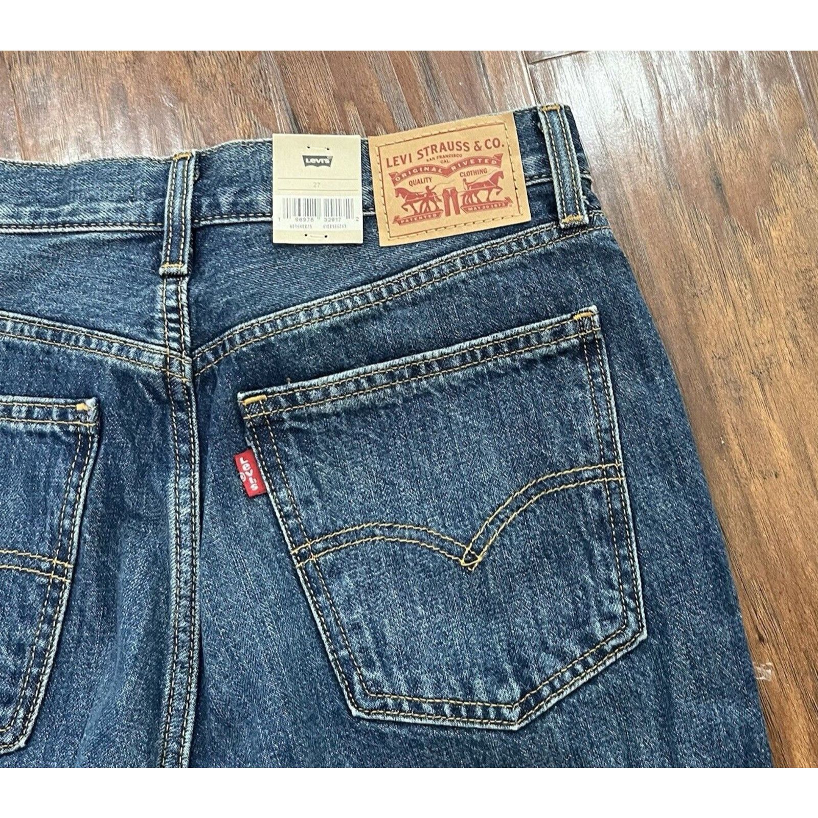 Levi's Levis Jeans Womens 27x30 Blue Low Pro Mid Rise NWT Size 27" / US 4 / IT 40 - 11 Thumbnail
