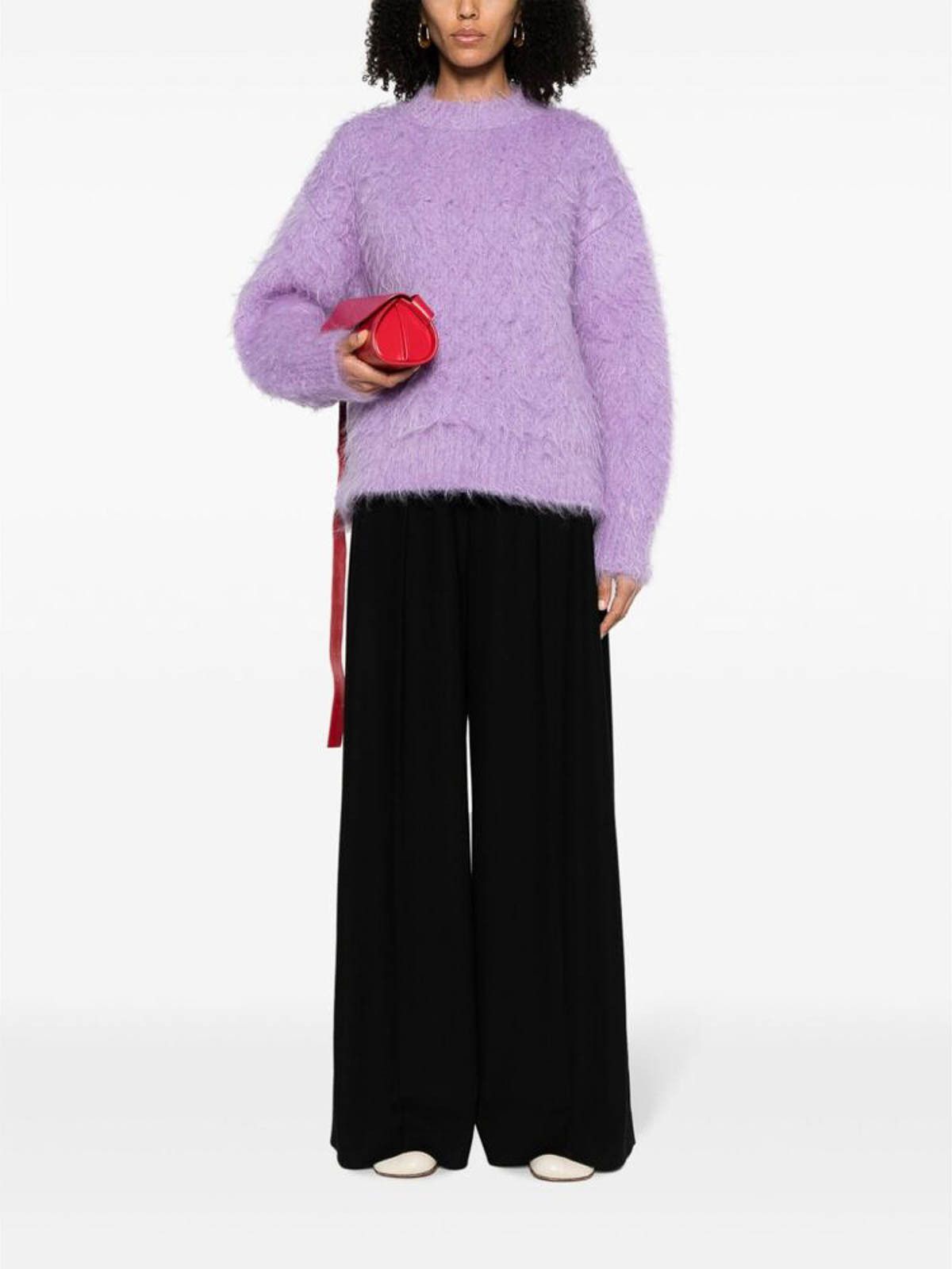 Jil Sander o1loc1c1224 Sweater in Purple Size XL / US 12-14 / IT 48-50 - 4 Thumbnail