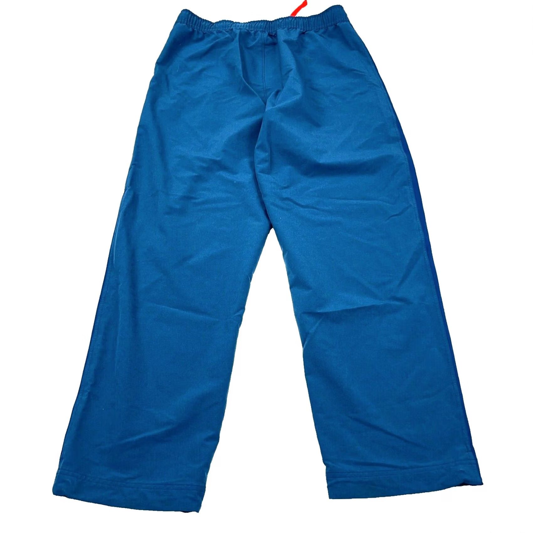 Nike Nike Pro Track Pants Men Large Blue Vertical Windbreakers Warm Ups Unlined Teal Size US 33 - 2 Thumbnail