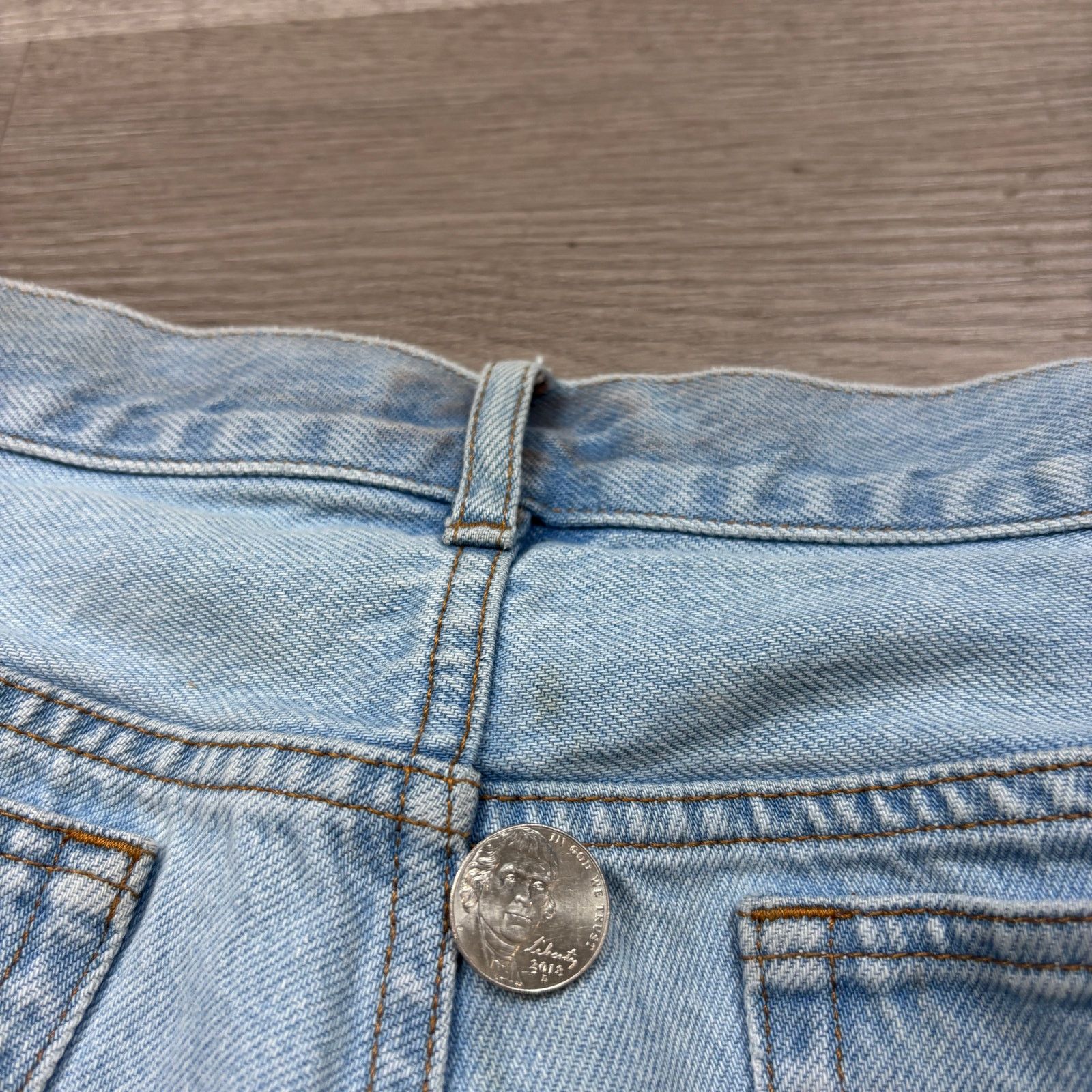 A.P.C. A.P.C. Jean Martin High Rise Wide Taper Leg Jeans Mens 36x30 Size US 36 / EU 52 - 12 Thumbnail
