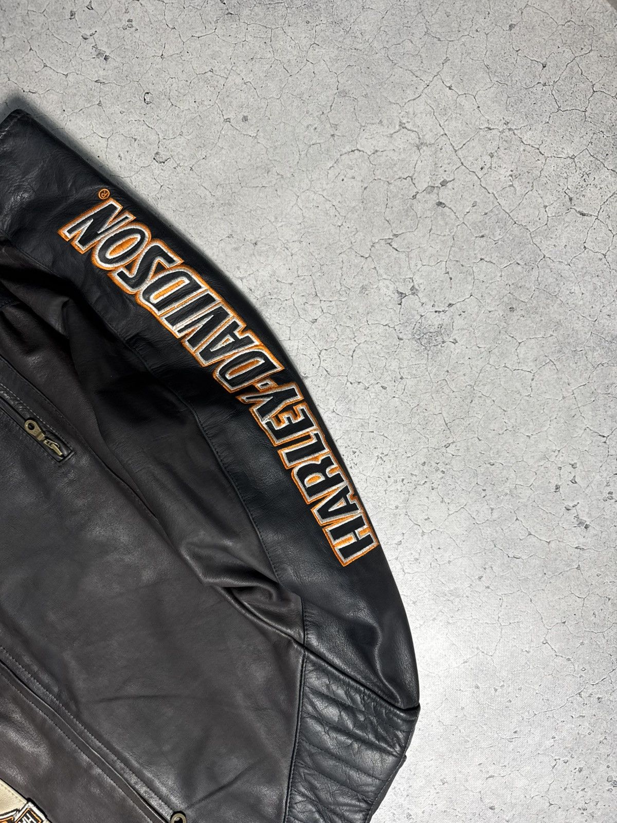 Harley Davidson Harley Davidson Leather Biker Vintage Motorcycles Size US XL / EU 56 / 4 - 5 Thumbnail