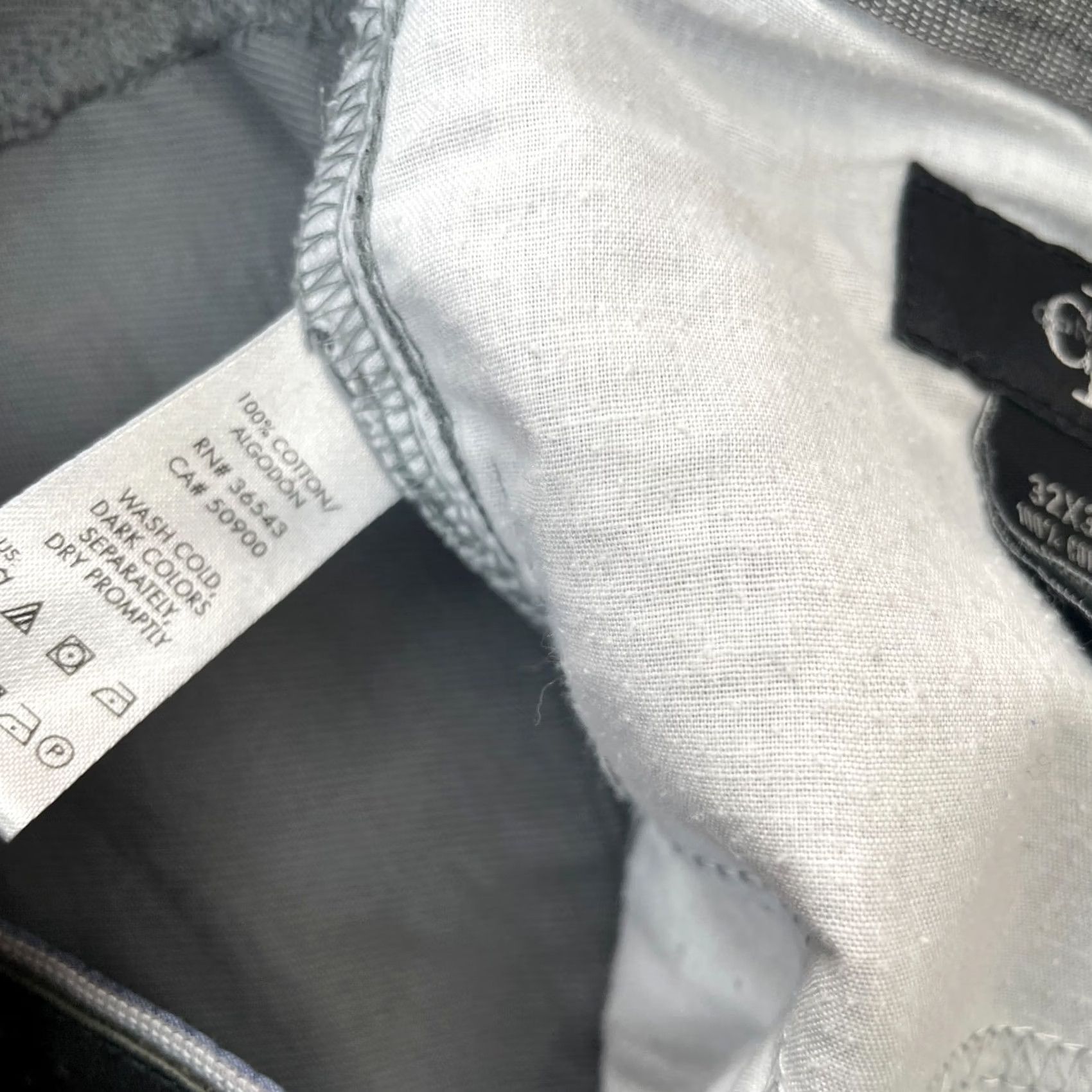 Calvin Klein Calvin Klein Pants Mens 32x30 Gray Cotton Chino Straight Leg Size US 32 / EU 48 - 4 Thumbnail