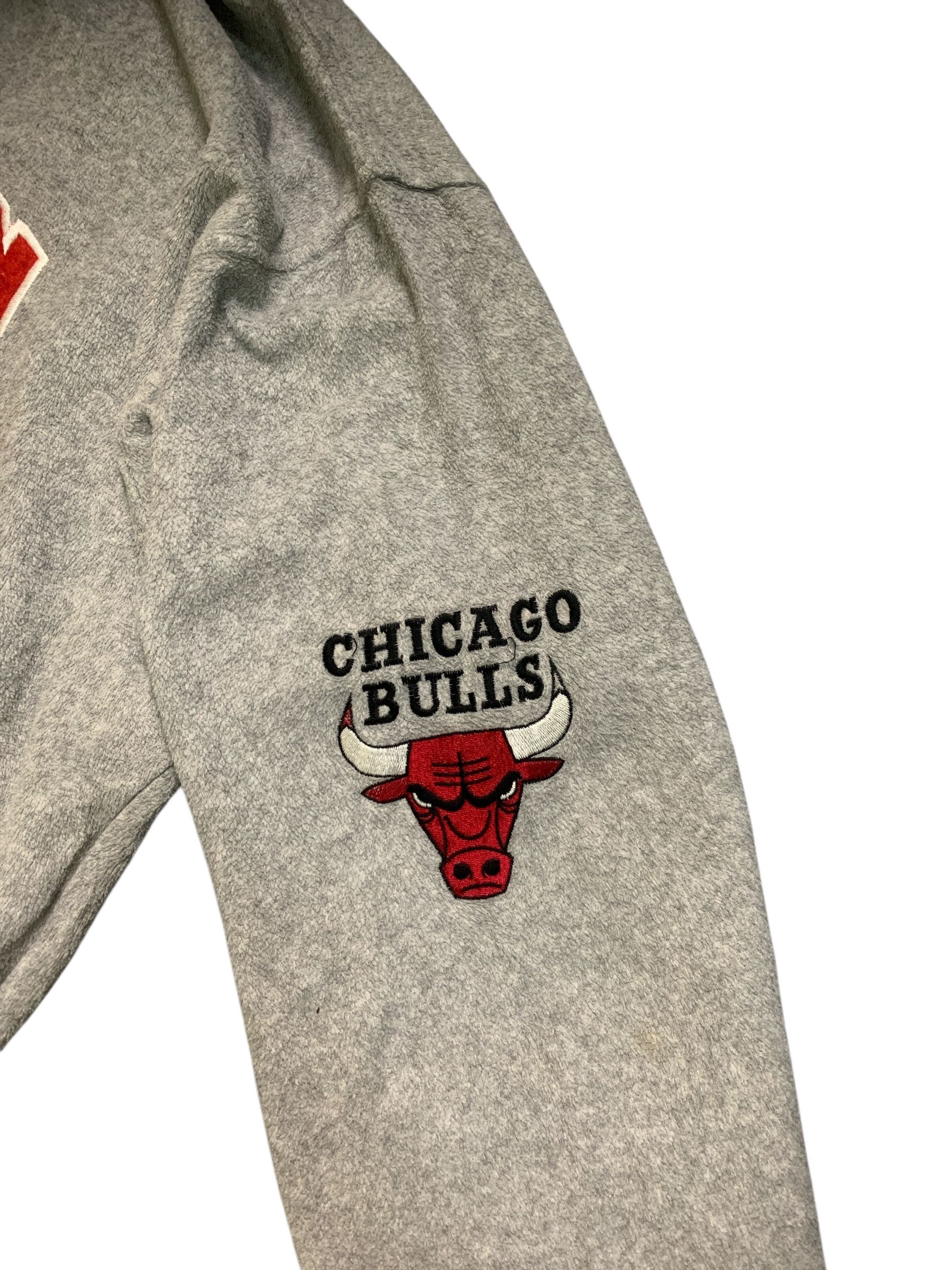 NBA Rare Design Vintage NBA Chicago Bulls Double Hoodie Sweater Size US L / EU 52-54 / 3 - 5 Thumbnail