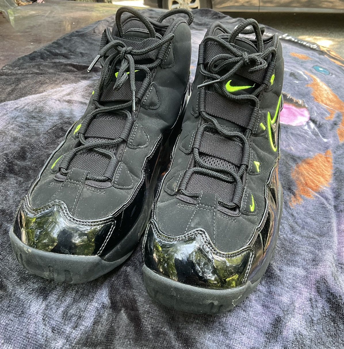 Nike Nike Uptempo 95 - Black Volt Size US 11 / EU 44 - 2 Thumbnail