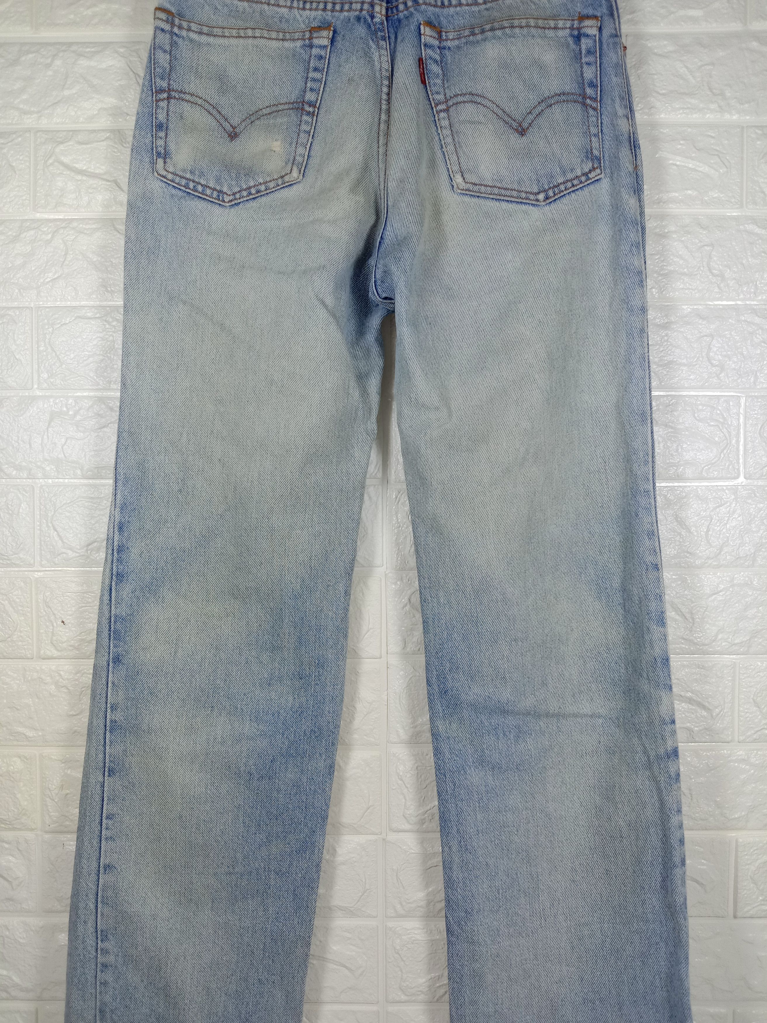 Levi's Vintage Levi's 505 Jeans Rusty Wash Distressed Denim Size US 29 - 7 Thumbnail