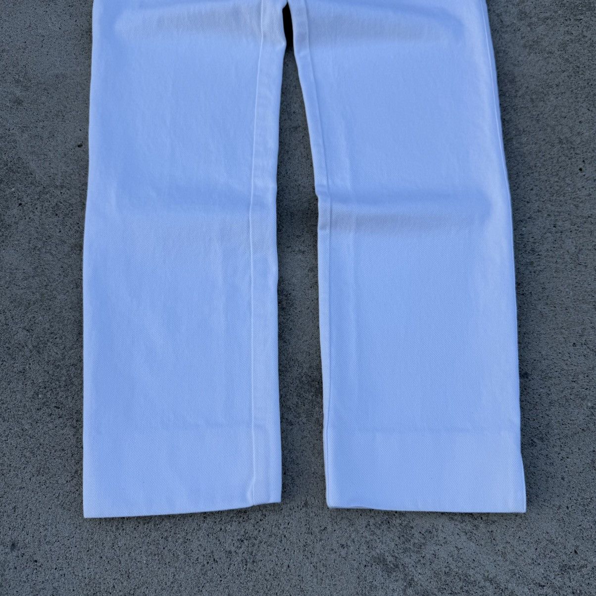 Gucci Vintage Gucci by Tom Ford Women’s White Pants Lampo Zipper Size 28" / US 6 / IT 42 - 3 Thumbnail