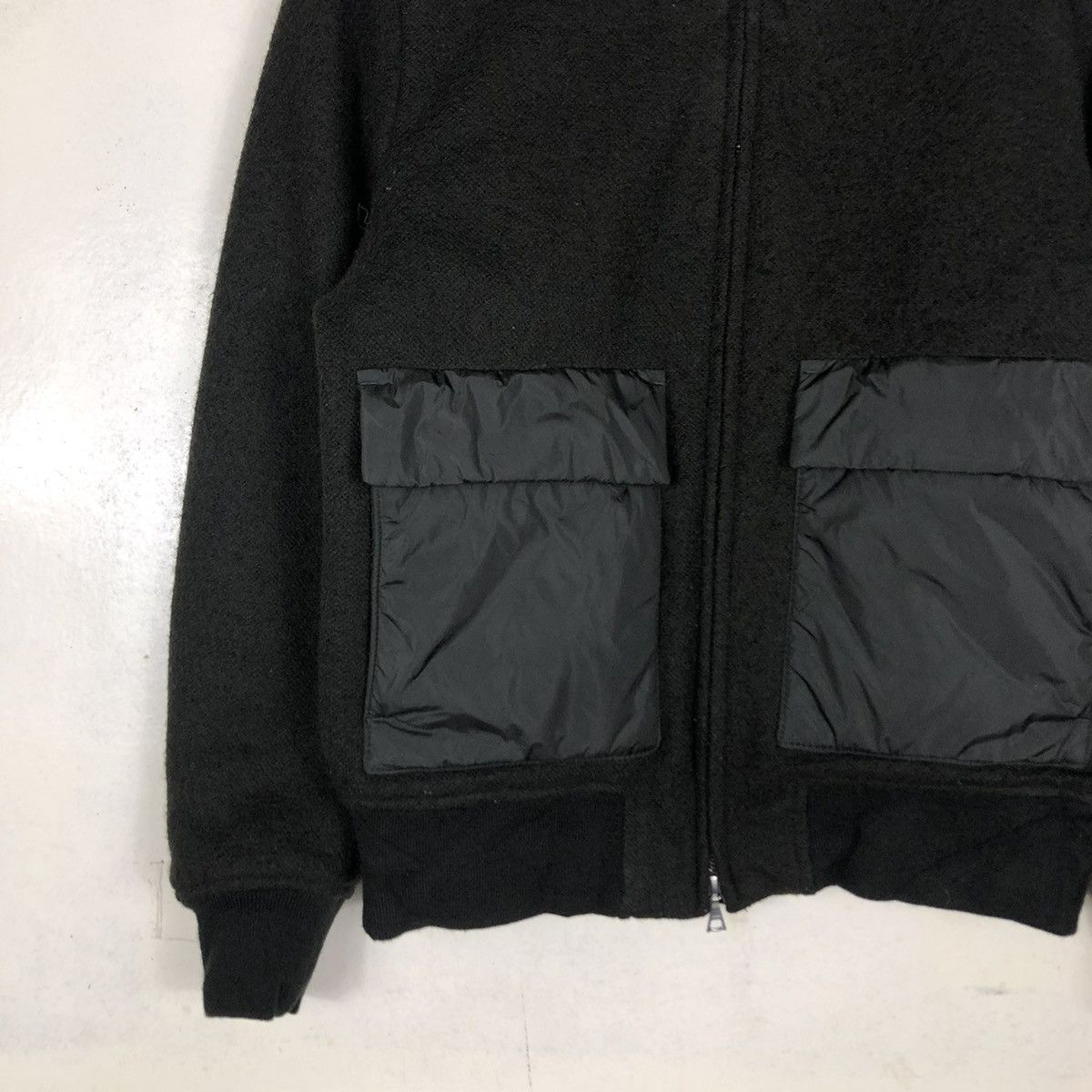 Japanese Brand 📌VINTAGE WOOL BIKER BOMBER JACKET GLOBAL WORK JAPAN Size US M / EU 48-50 / 2 - 5 Thumbnail