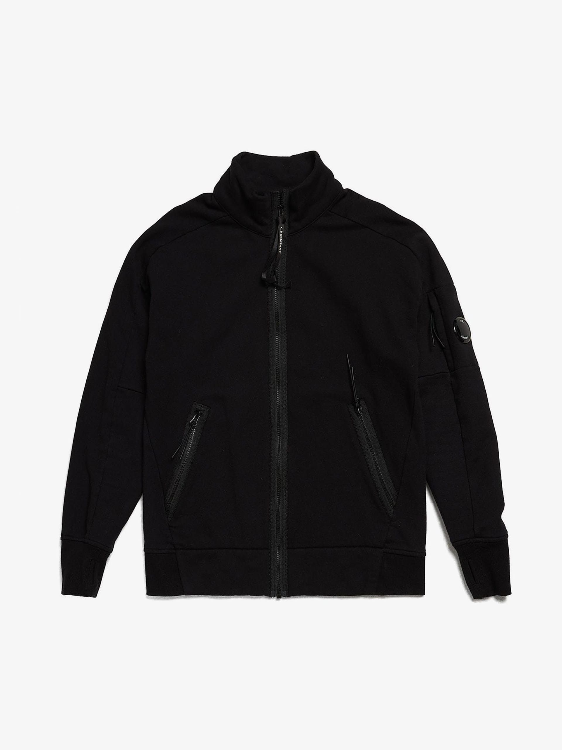 C.P. Company Black Cotton Zipped Light Jacket Size US M / EU 48-50 / 2 - 1 Thumbnail