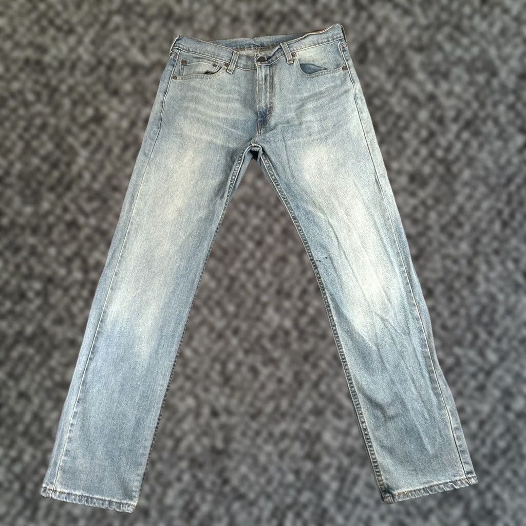 Levi's Levi's 505 Jeans Mens 33x32 Blue Straight Leg Light Wash Denim Classic Fit Regular Size Type: Regular 5-Pocket Design Shoes? Size US 33 - 1 Thumbnail