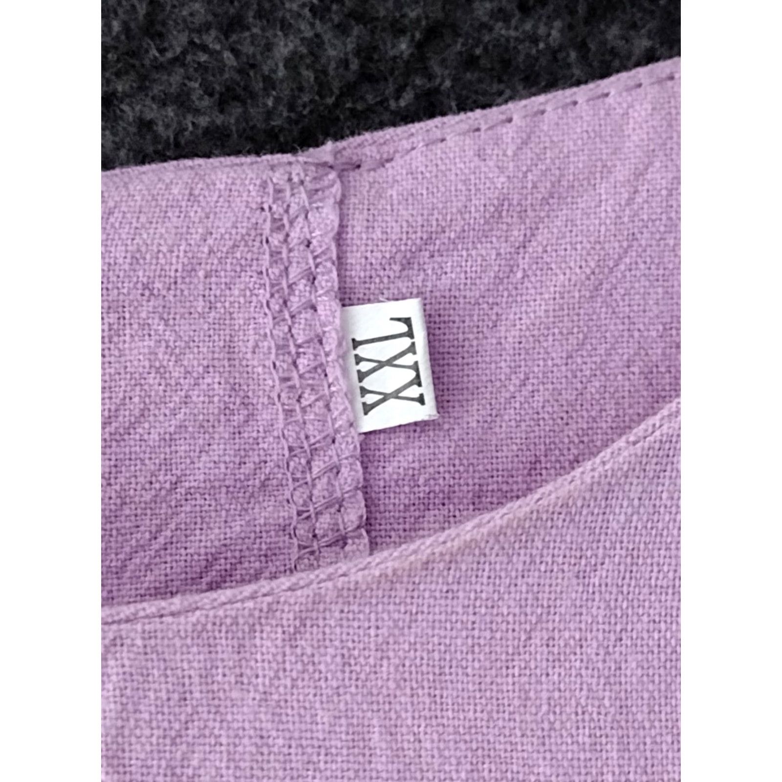 Shein SheIn Womens Dress XXL Cotton Lilac Flutter Sleeve Crew Neck Ruffle Over Lap Mini Bohemian Size 2XL Purple Size XXL / US 16-18 / IT 52-54 - 5 Thumbnail