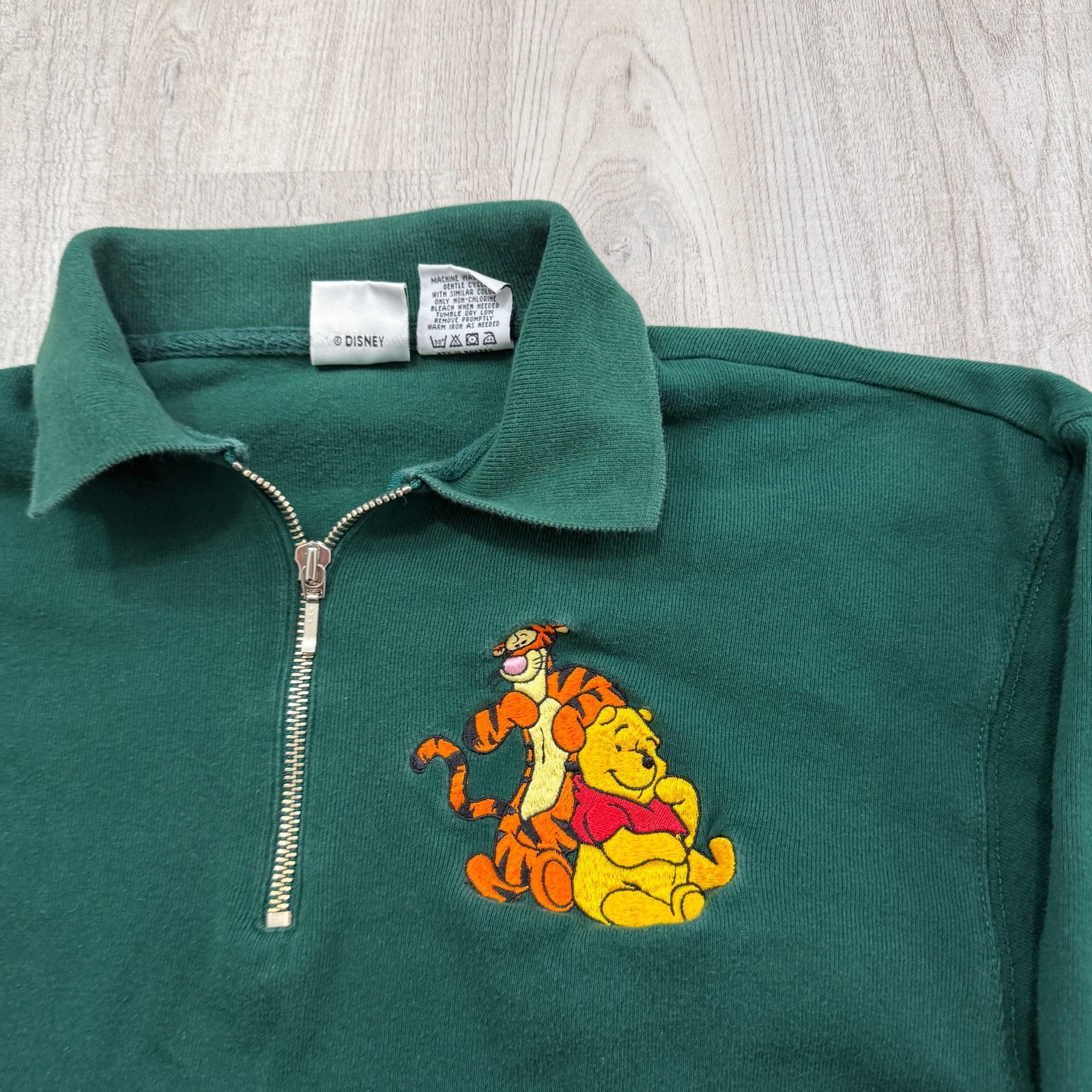 Vintage Vintage Disney Winnie The Pooh 1/4 Zip Pullover Size Small Size US S / EU 44-46 / 1 - 3 Thumbnail