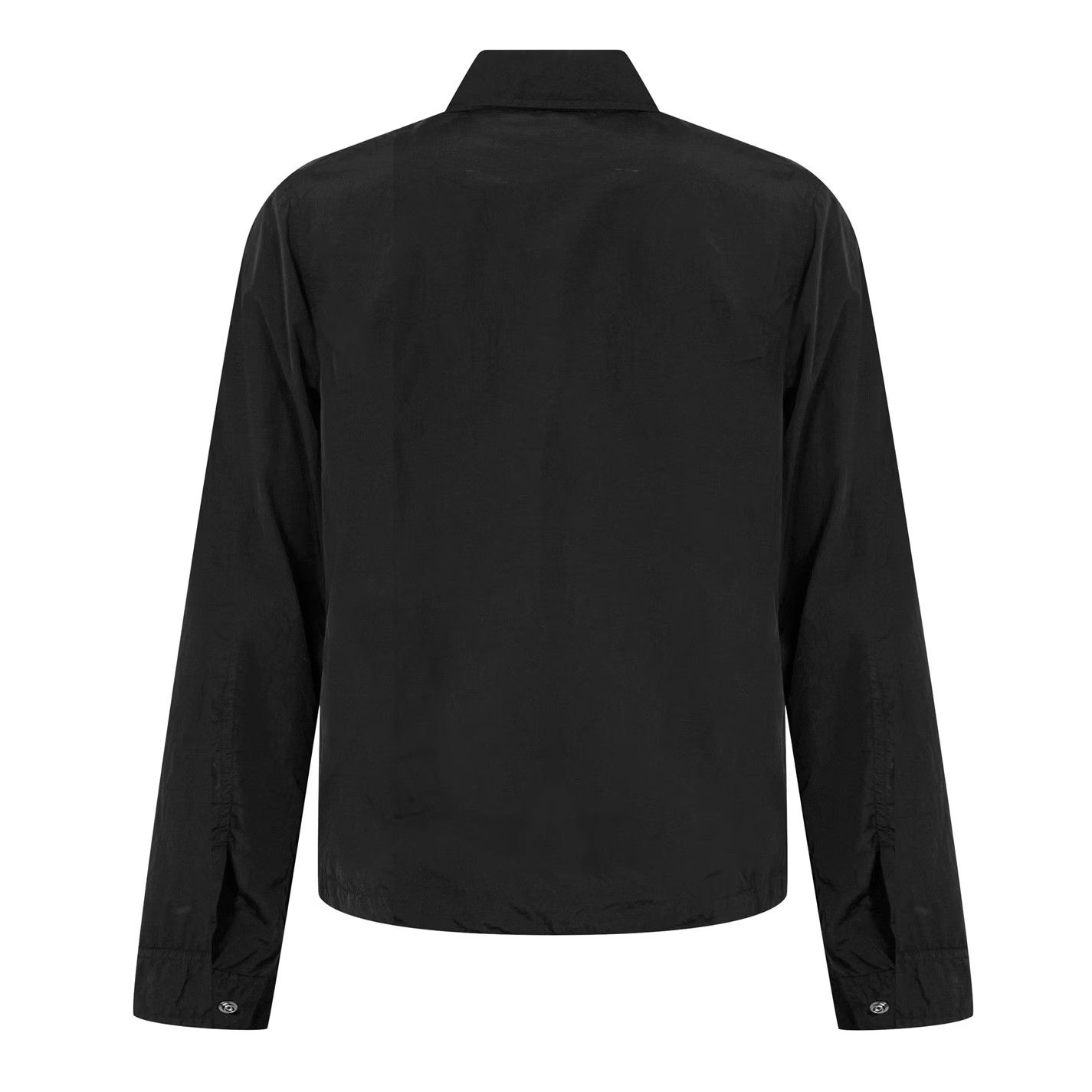 C.P. Company o1g2r1mq0426 Chrome-R Long Sleeve Overshirt in Black Size US XXL / EU 58 / 5 - 2 Thumbnail