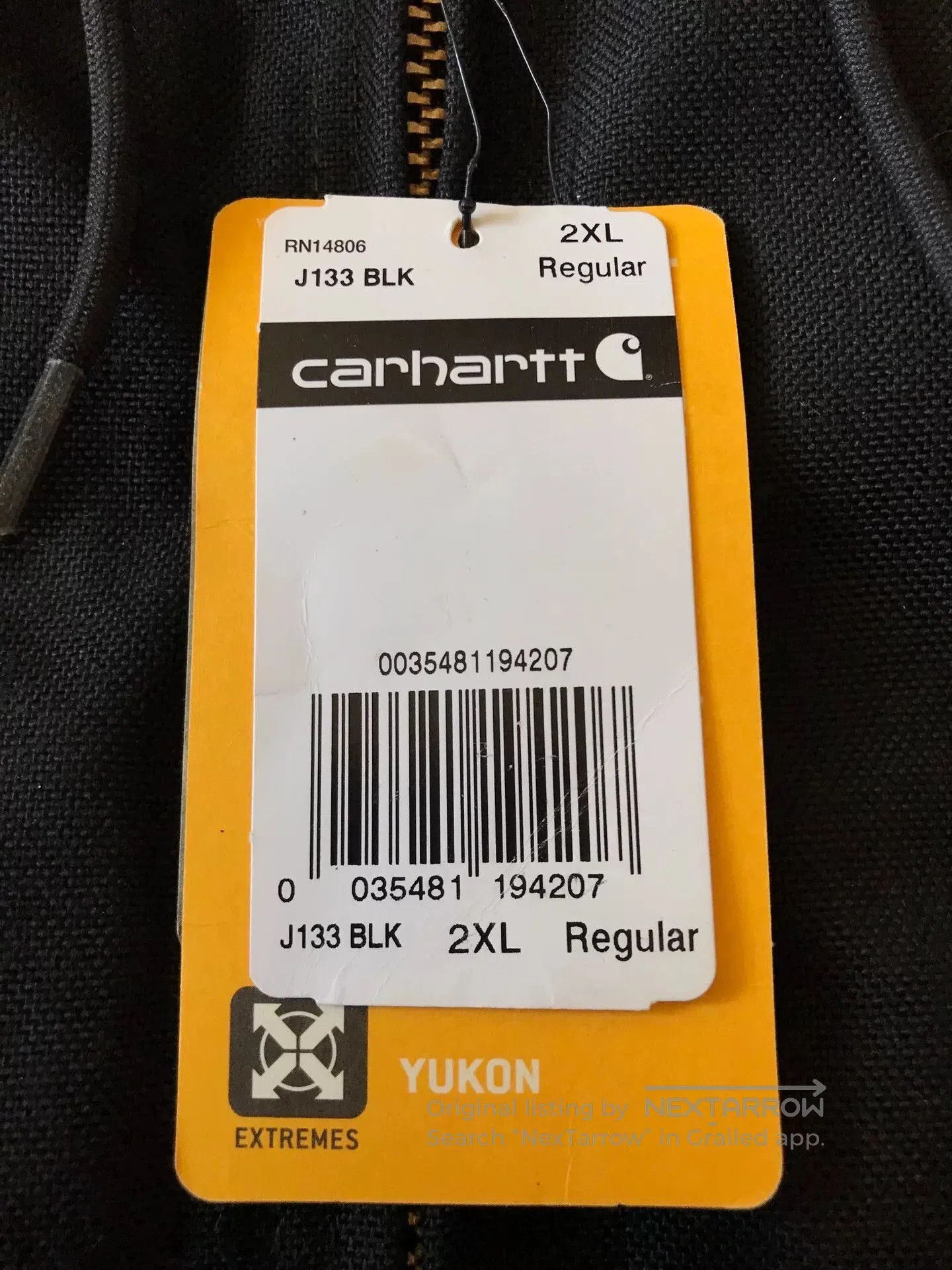 Carhartt Carhartt J133 Yukon Active Jacket. Size US XXL / EU 58 / 5 - 8 Thumbnail