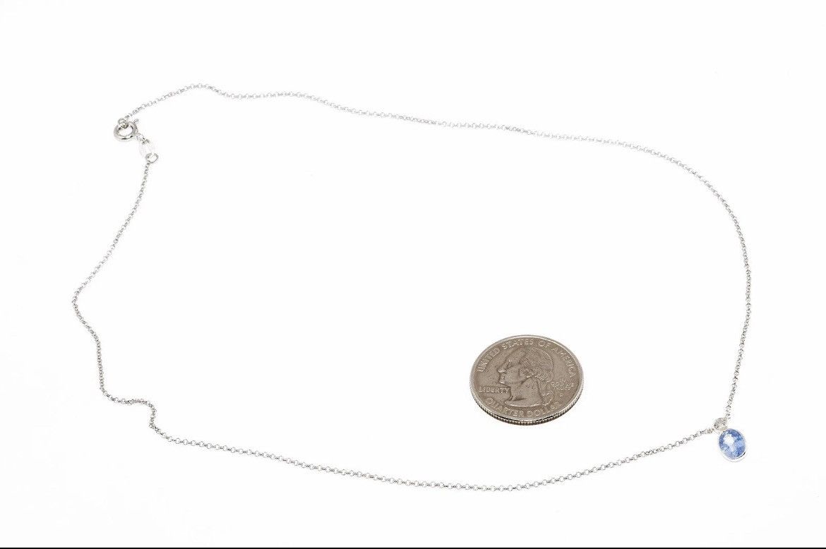 Other Sapphire & Diamond Necklace Size ONE SIZE - 6 Thumbnail