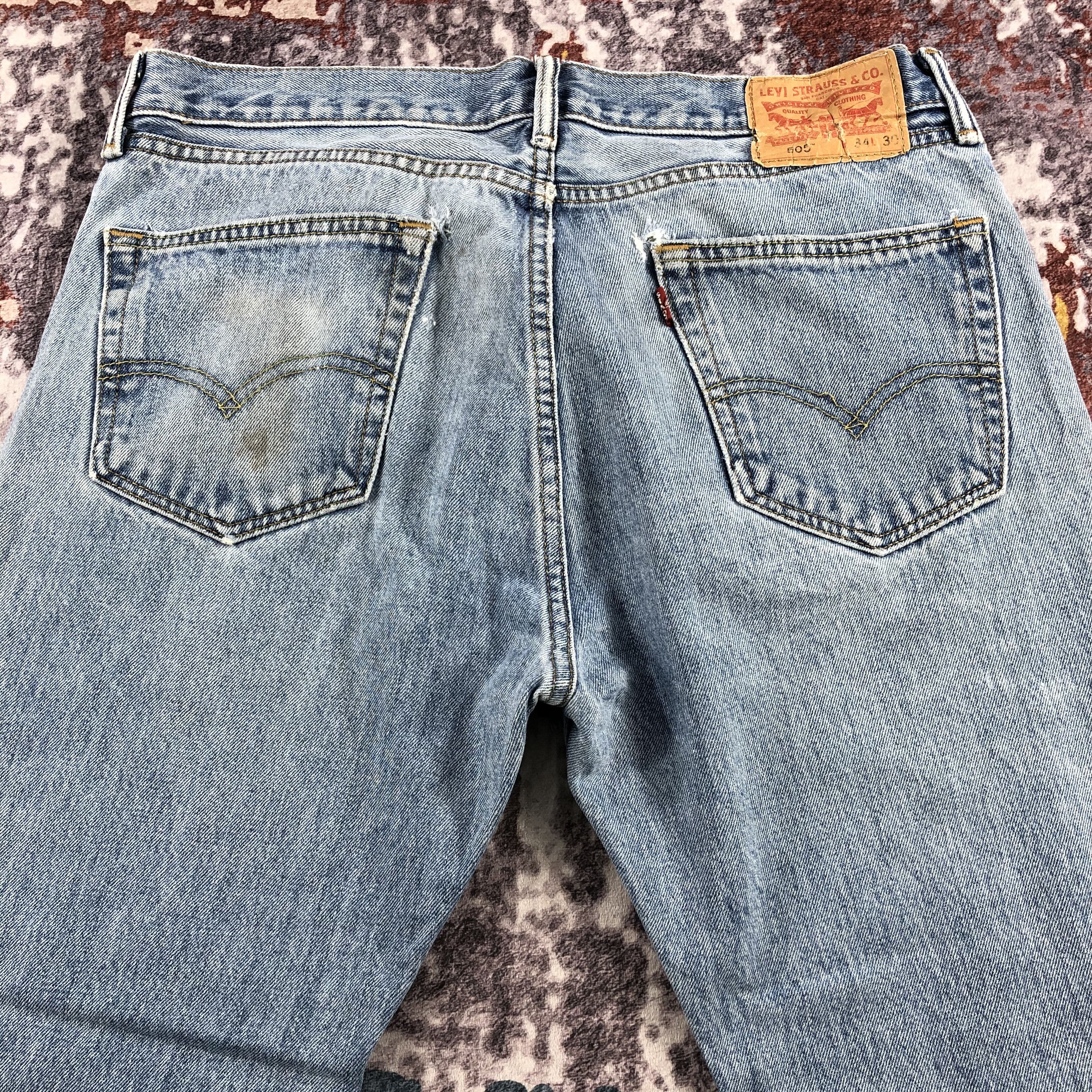 Levi's × Vintage Vintage Light Wash Levis 505 Jeans-JM2562 Size US 35 - 5 Thumbnail