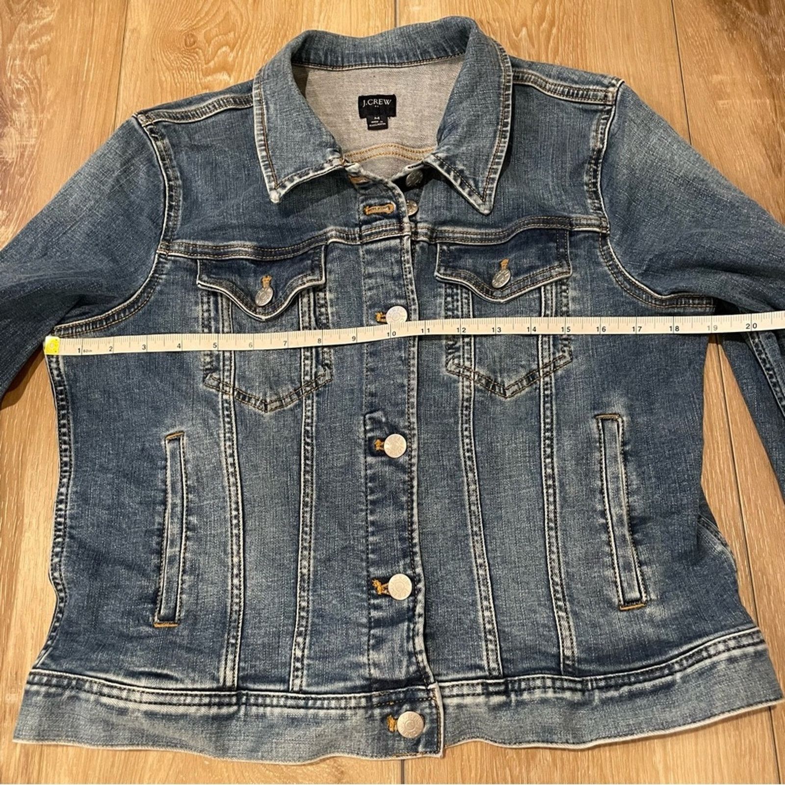 J.Crew J. Crew Denim Jacket Size M / US 6-8 / IT 42-44 - 14 Thumbnail